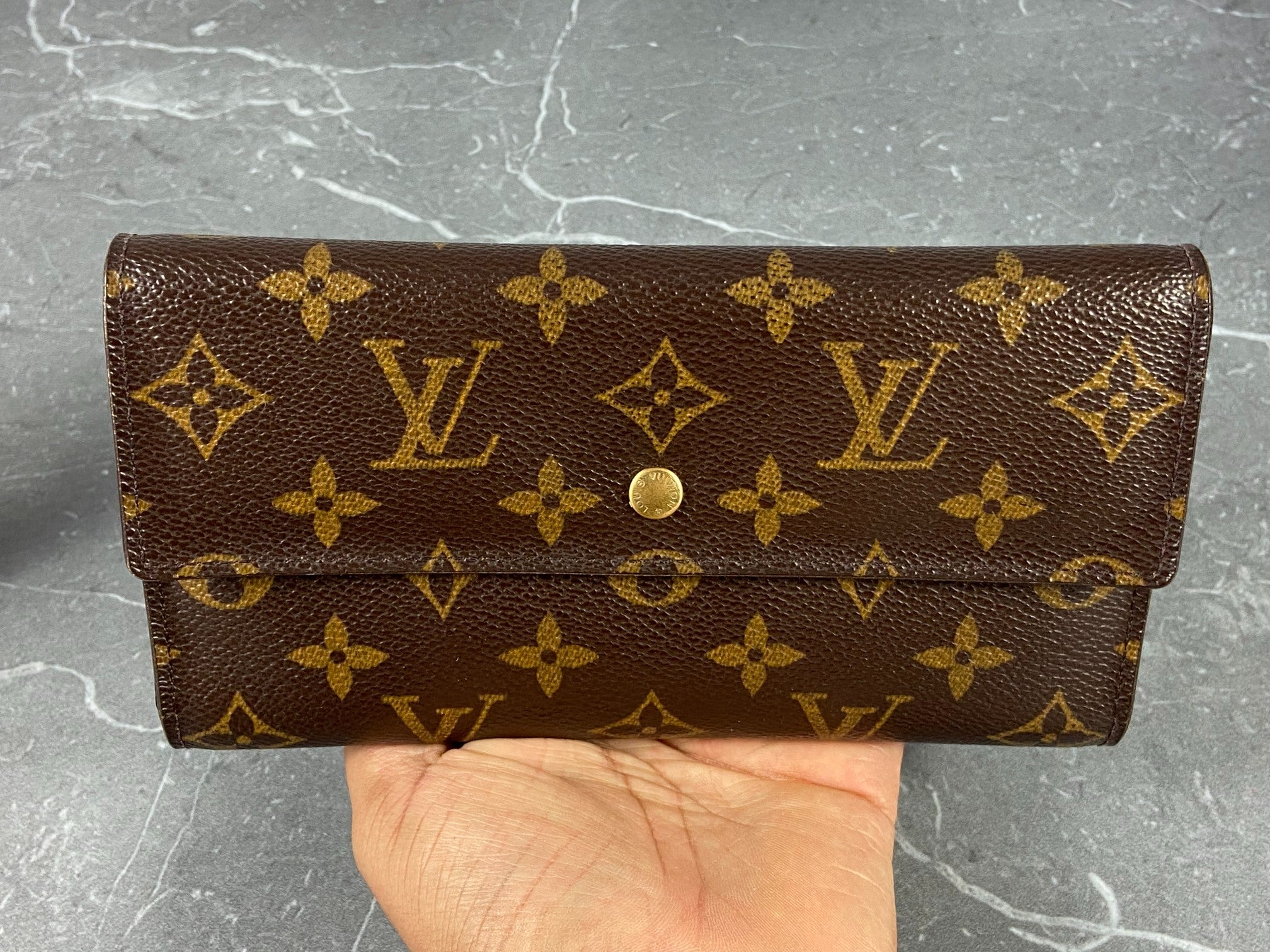 Louis Vuitton Porte Tresor International Wallet Monogram Canvas incl. Box