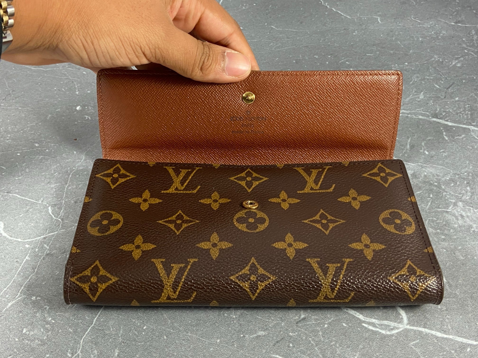 Louis Vuitton Porte Tresor International Wallet Monogram Canvas incl. Box