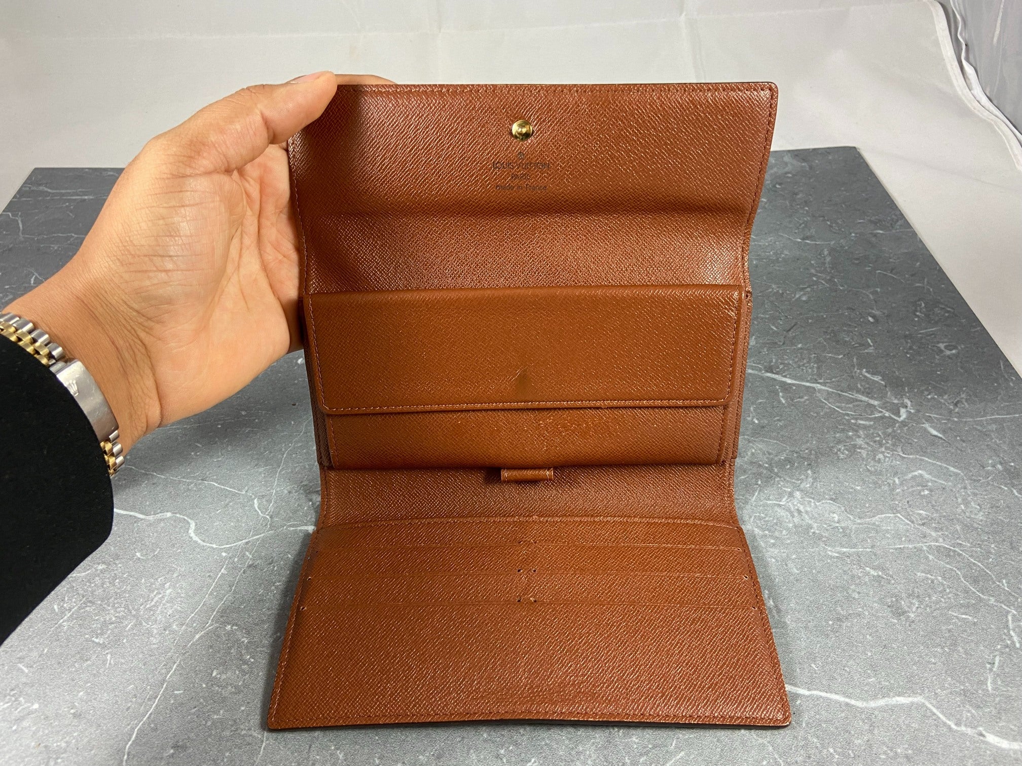 Louis Vuitton Porte Tresor International Wallet Monogram Canvas incl. Box