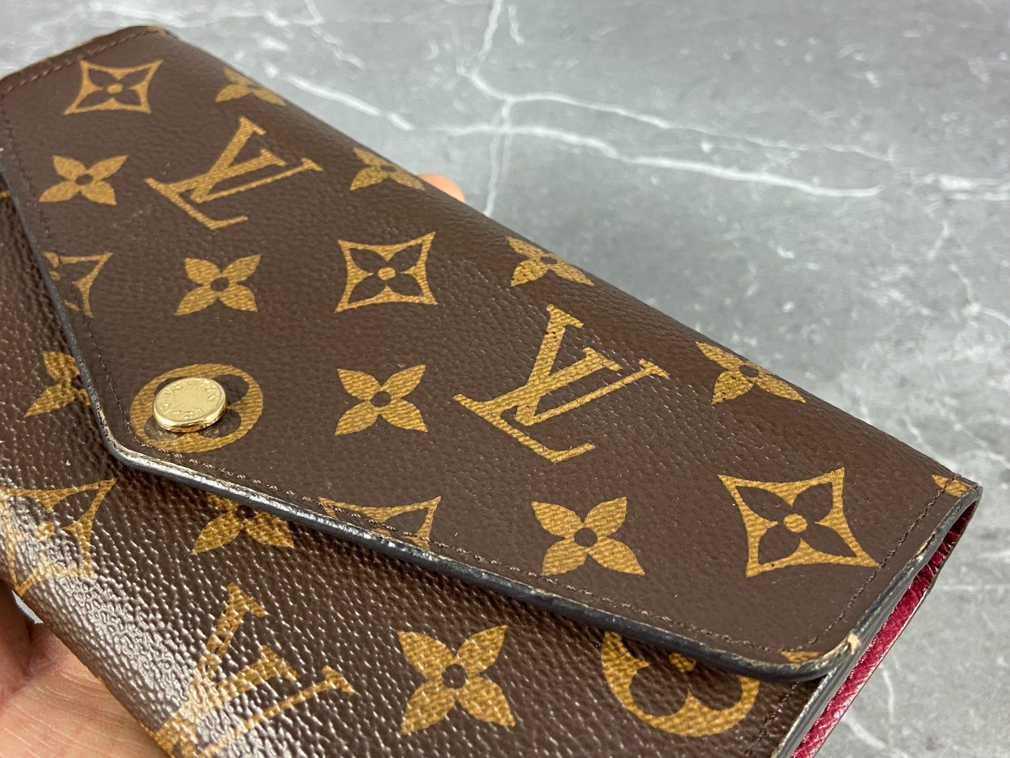 Louis Vuitton Sarah Wallet Monogram Canvas