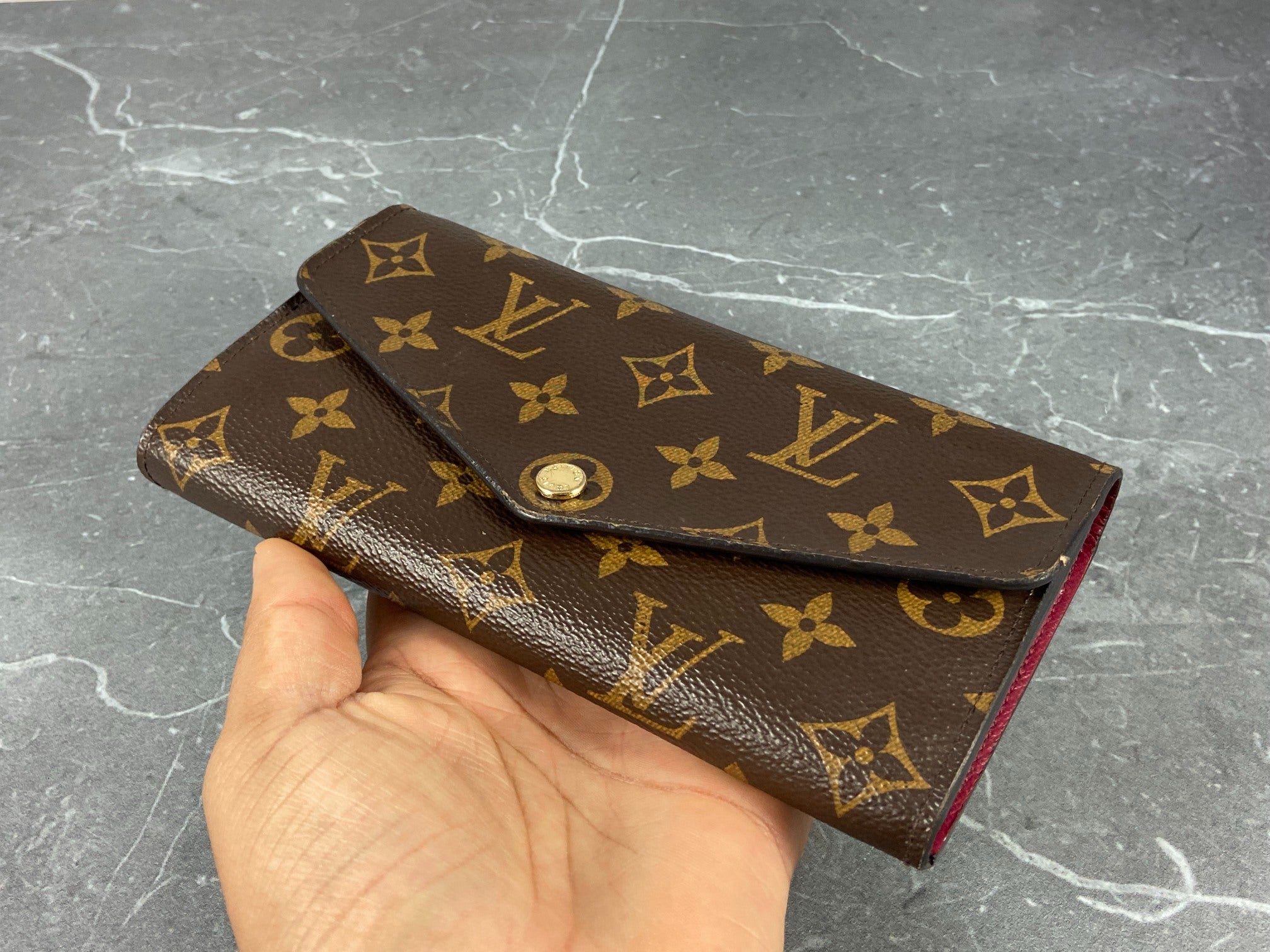 Louis Vuitton Sarah Wallet Monogram Canvas