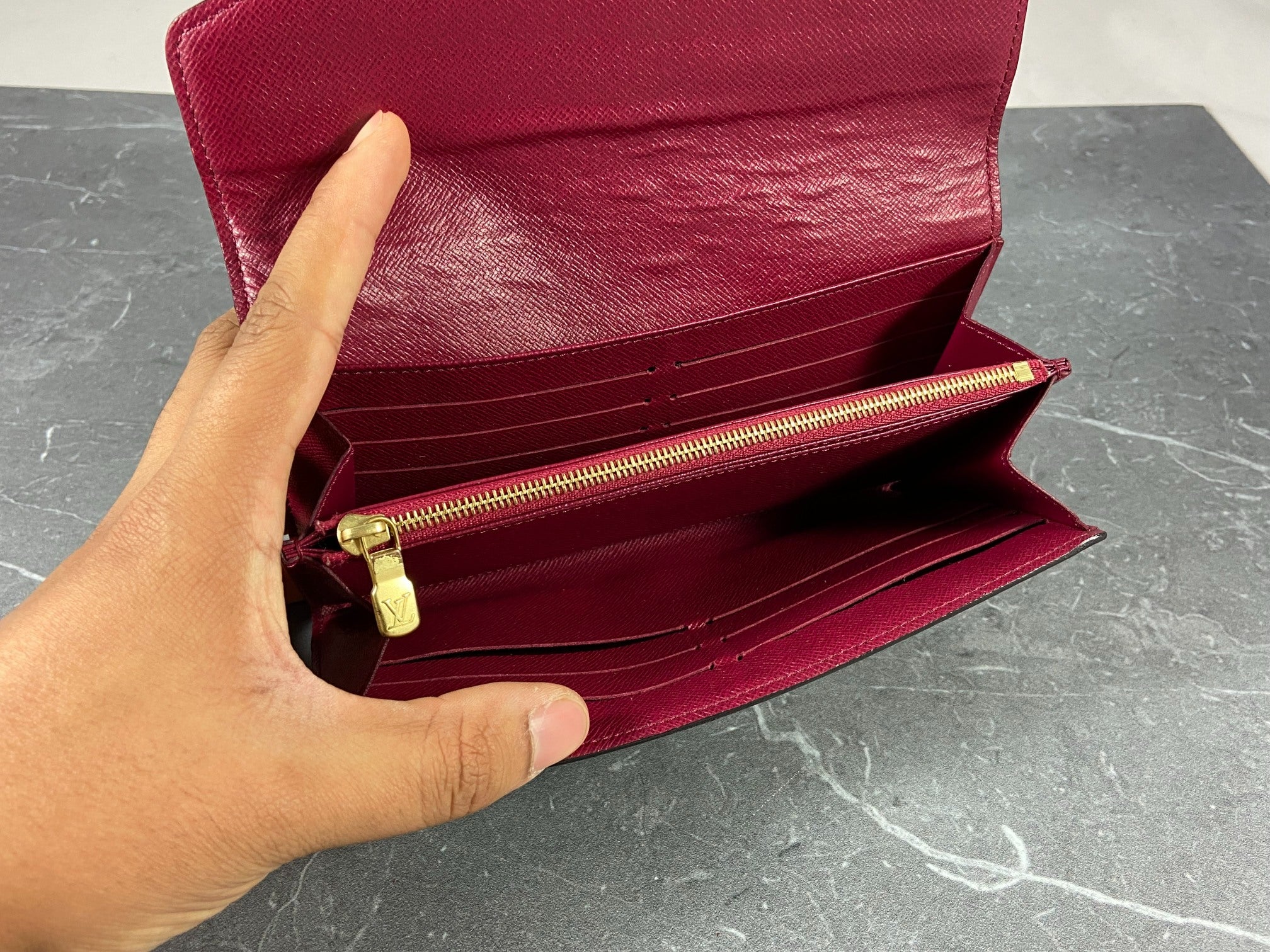 Louis Vuitton Sarah Wallet Monogram Canvas