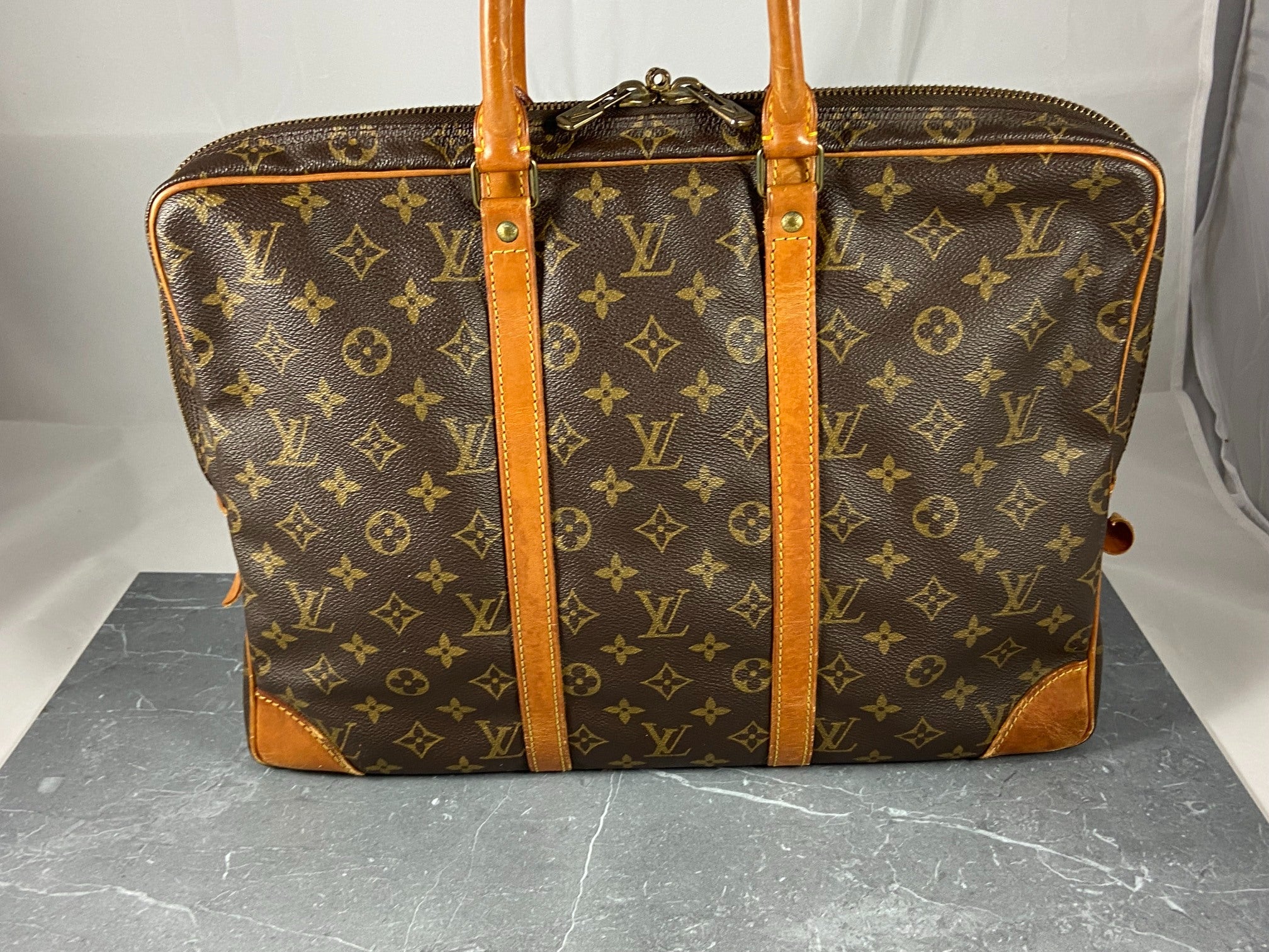 Louis Vuitton Porte Documents Voyage Monogram Canvas