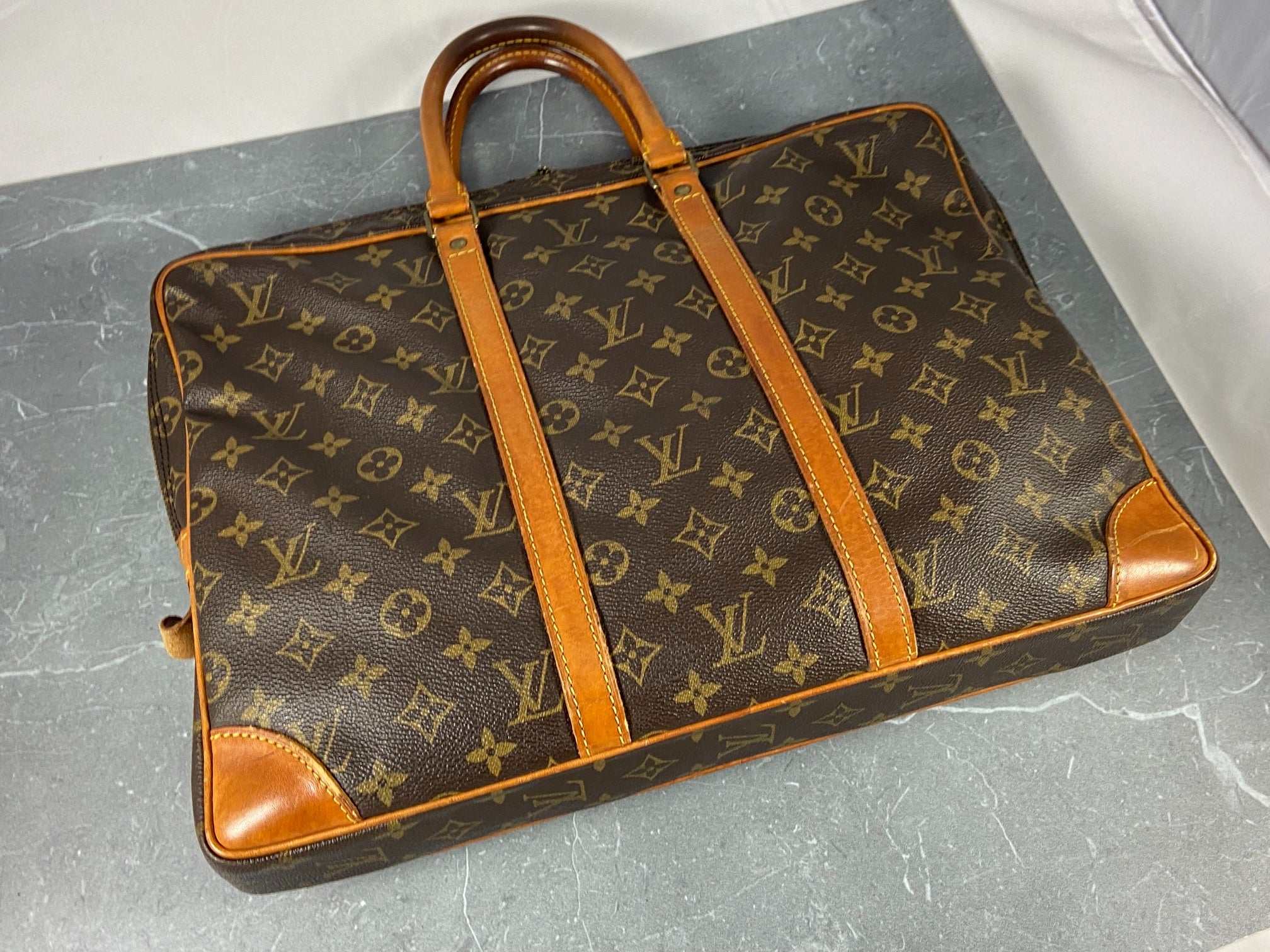 Louis Vuitton Porte Documents Voyage Monogram Canvas