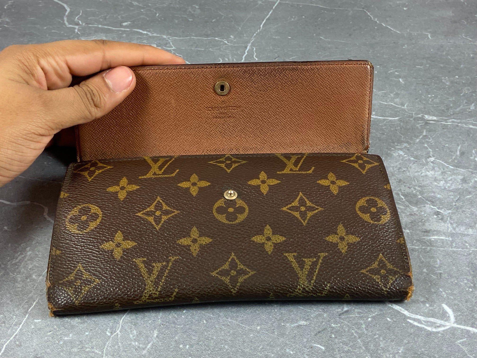 Louis Vuitton Porte Tresor International Wallet Monogram Canvas