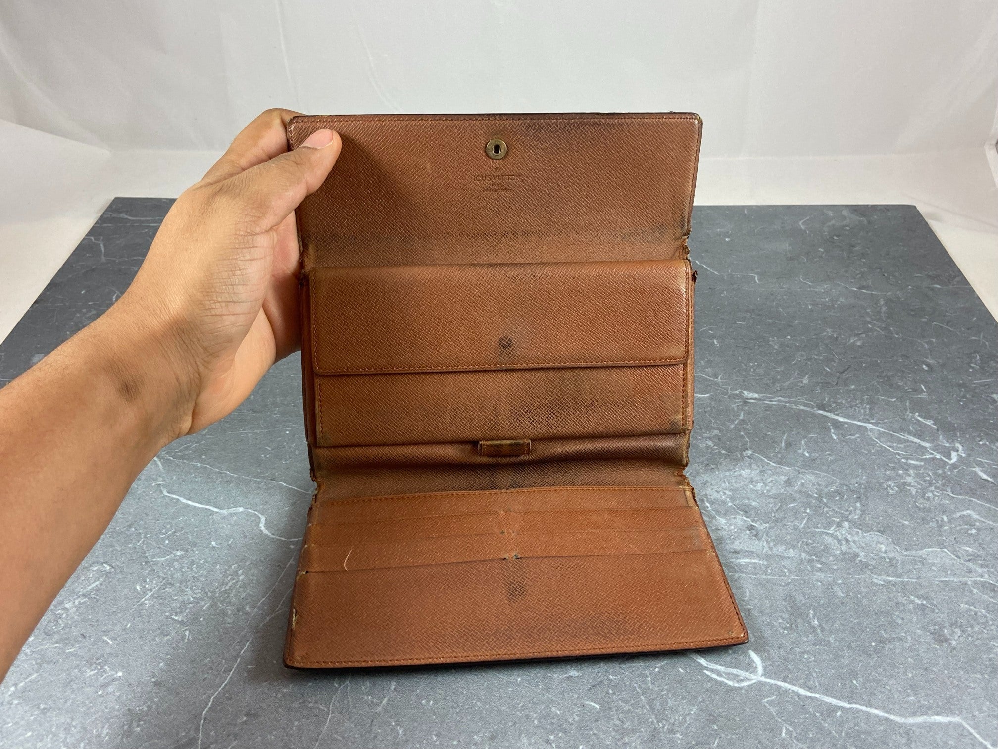 Louis Vuitton Porte Tresor International Wallet Monogram Canvas