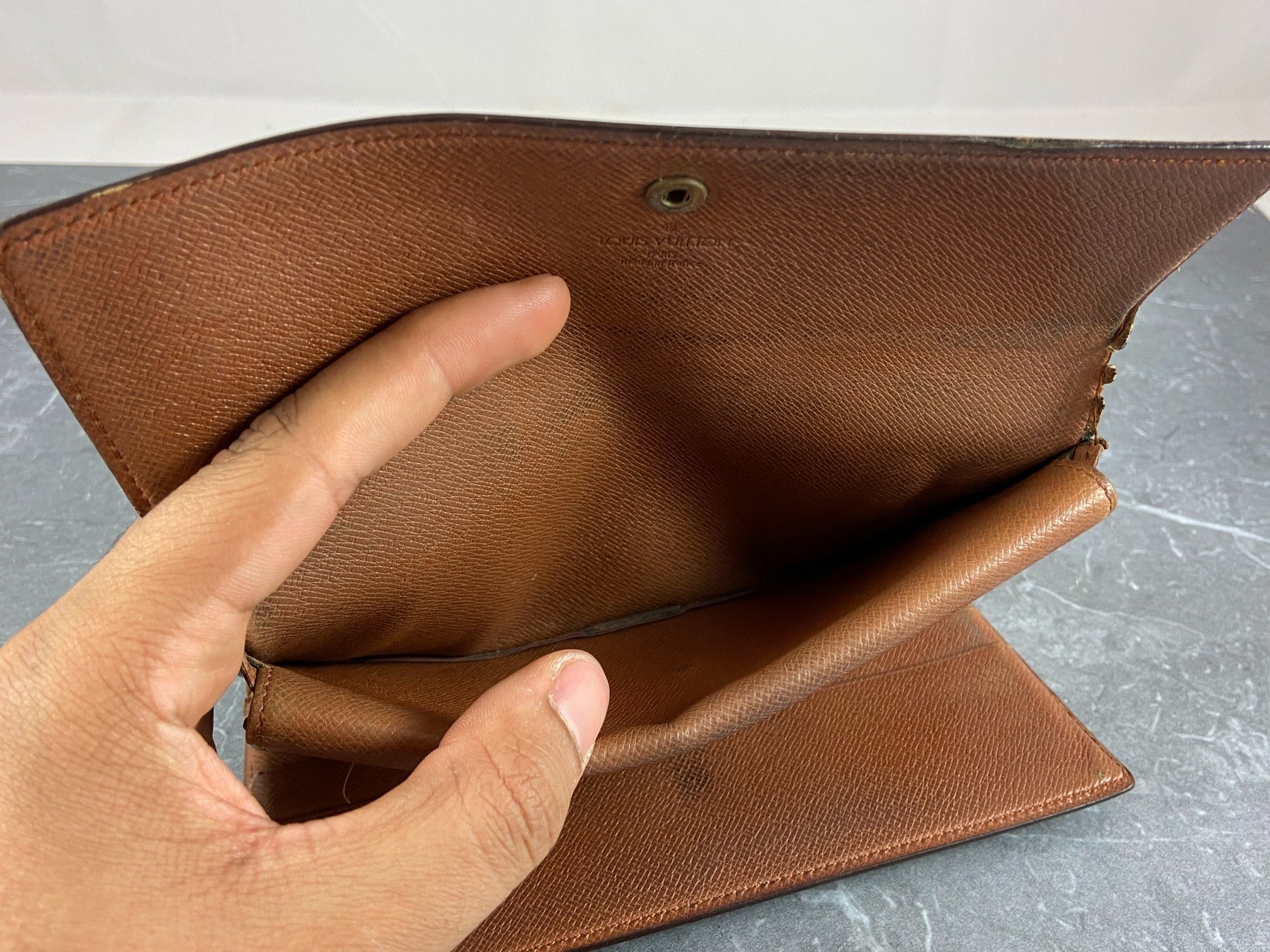 Louis Vuitton Porte Tresor International Wallet Monogram Canvas