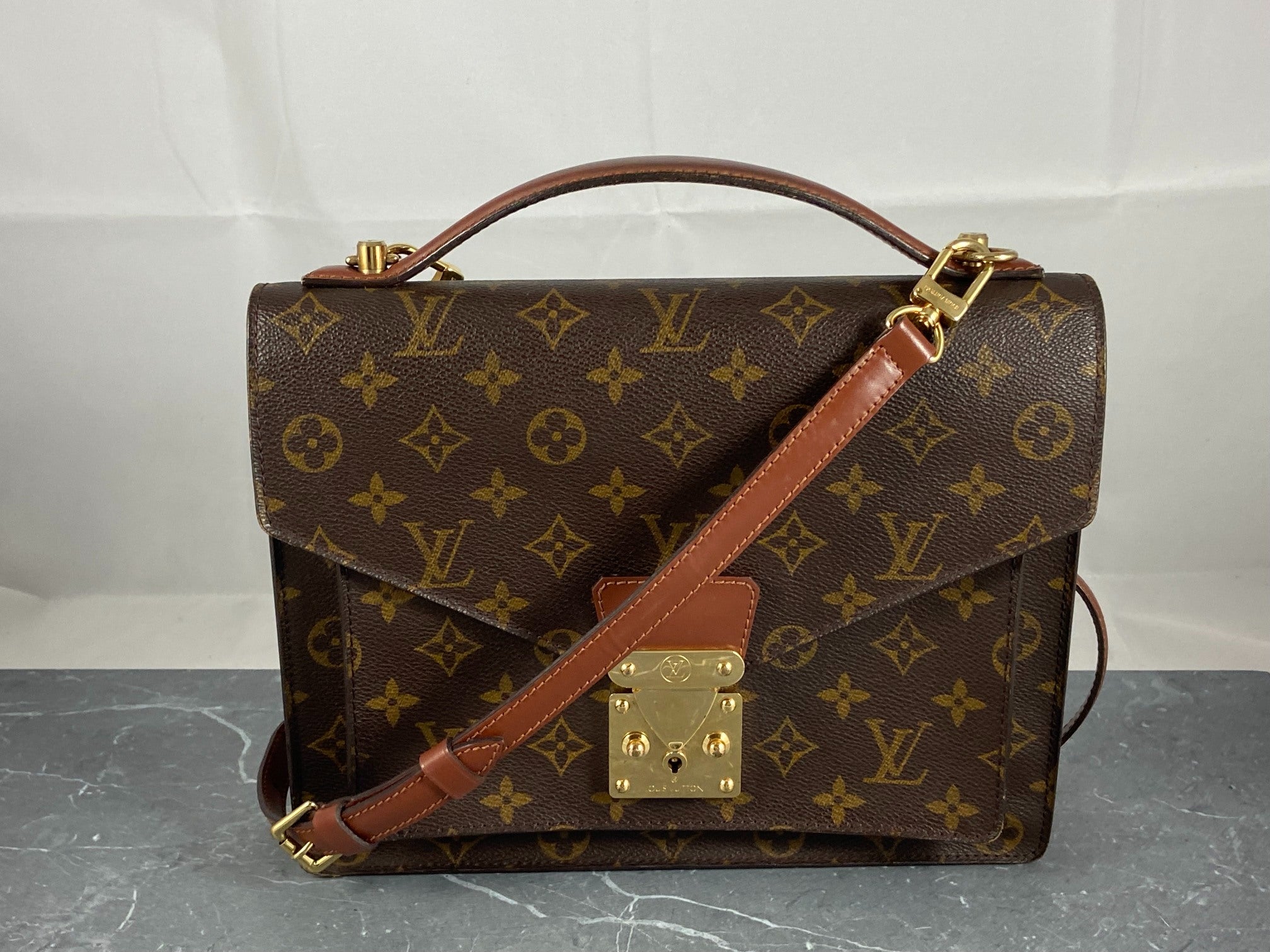 Louis Vuitton Monceau 28 Monogram Canvas