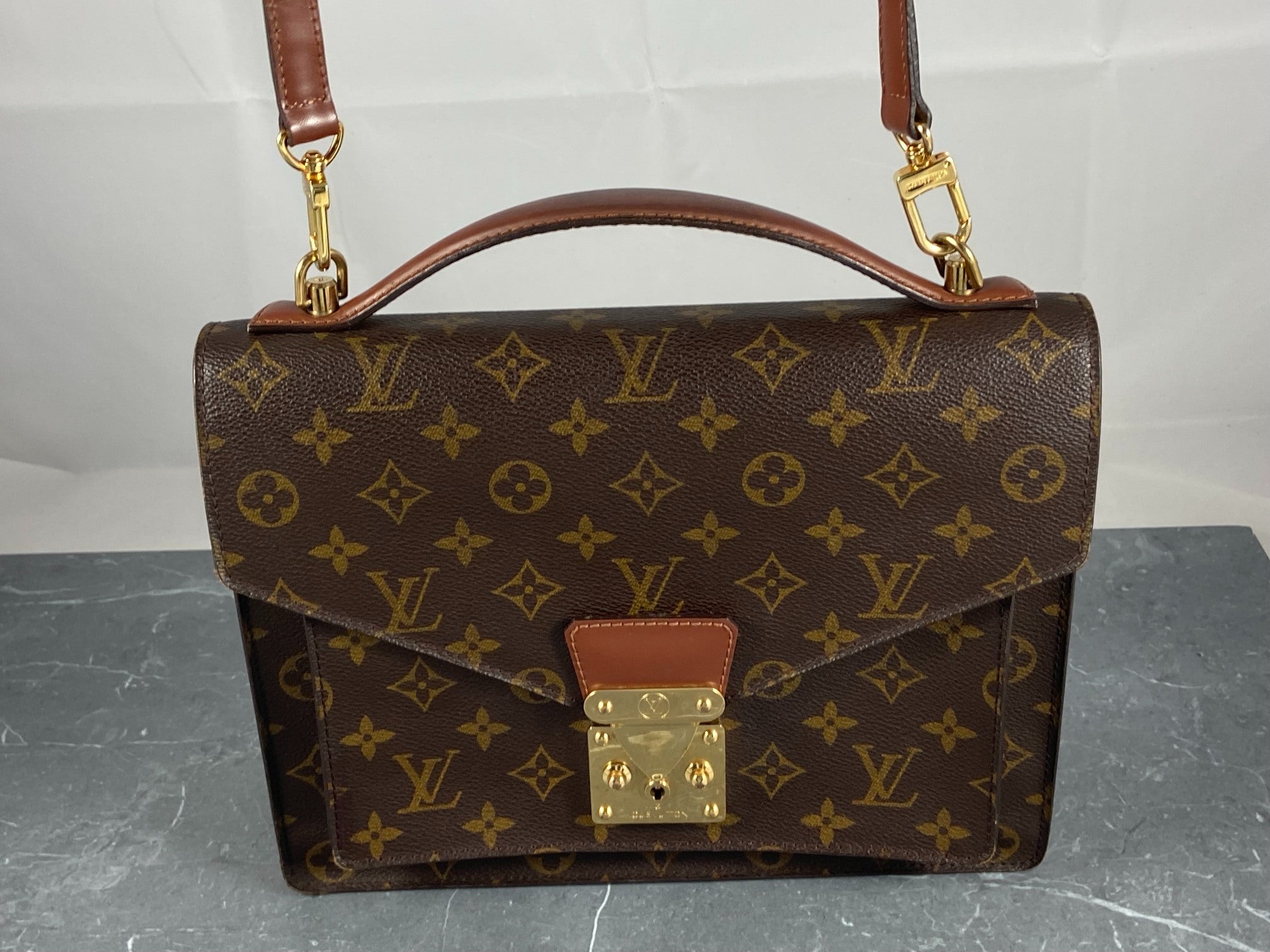 Louis Vuitton Monceau 28 Monogram Canvas