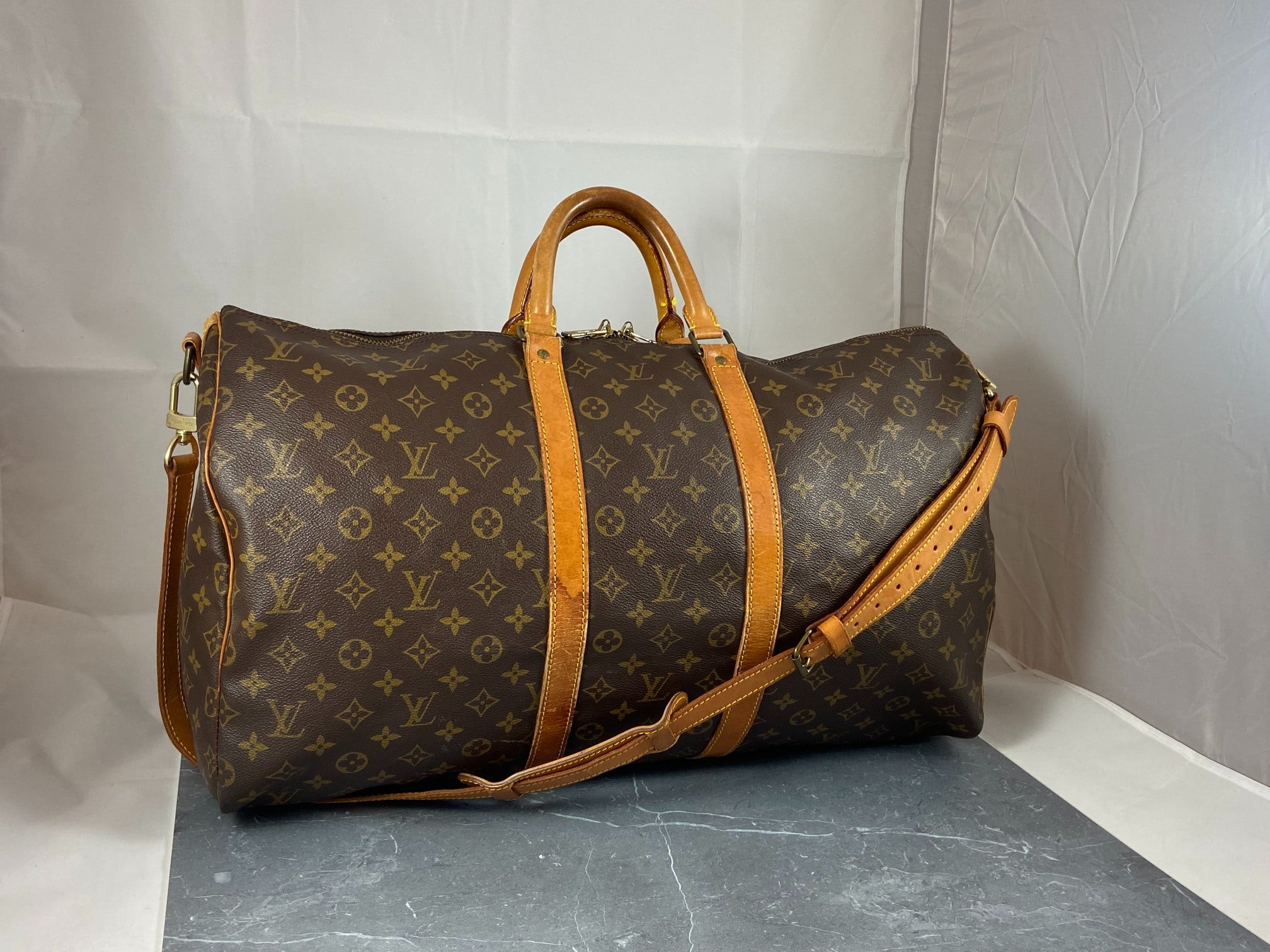 Louis Vuitton Keepall 55 Bandouliere Monogram Canvas