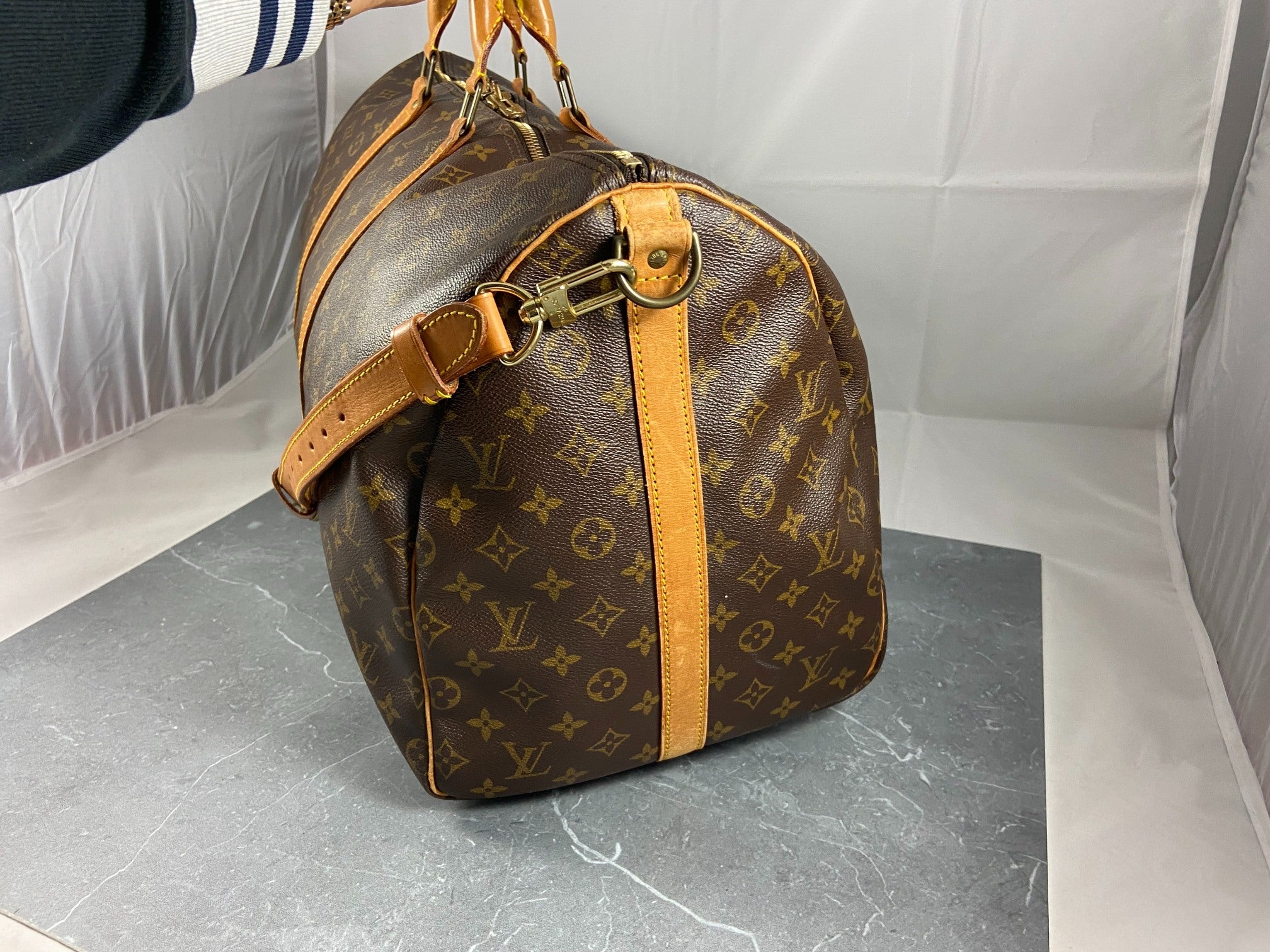 Louis Vuitton Keepall 55 Bandoulière Monogram Canvas