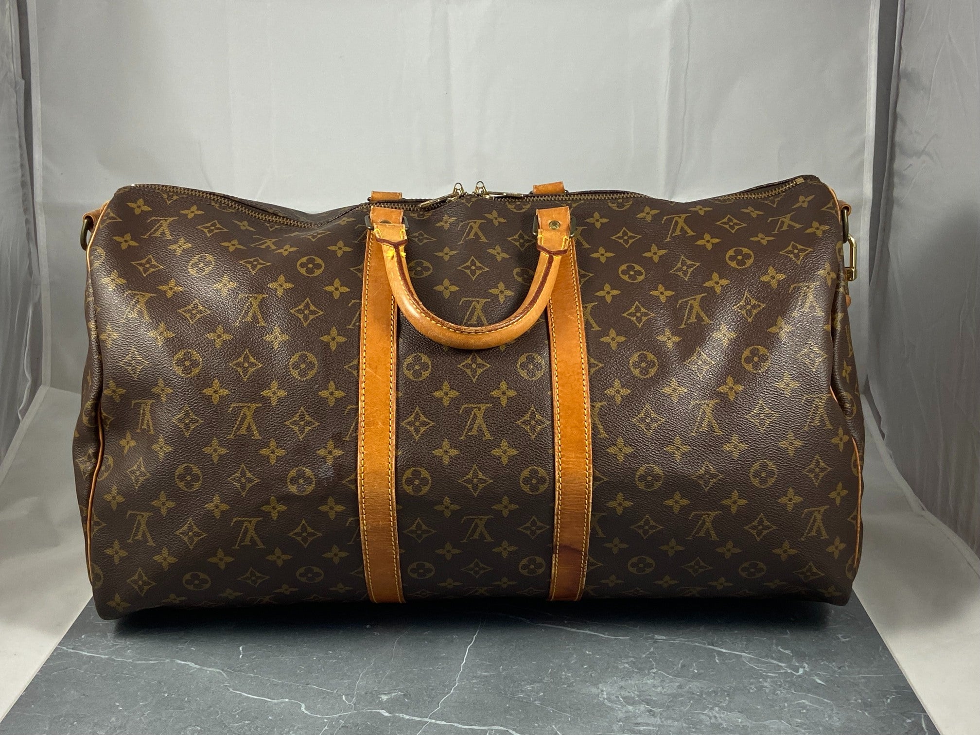 Louis Vuitton Keepall 55 Bandoulière Monogram Canvas