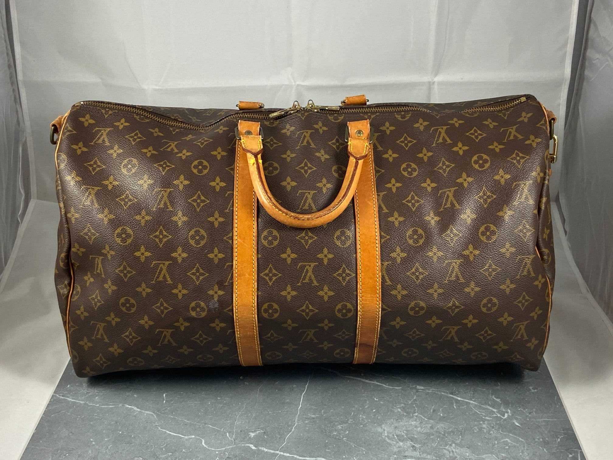 Louis Vuitton Keepall 55 Bandoulière Monogram Canvas