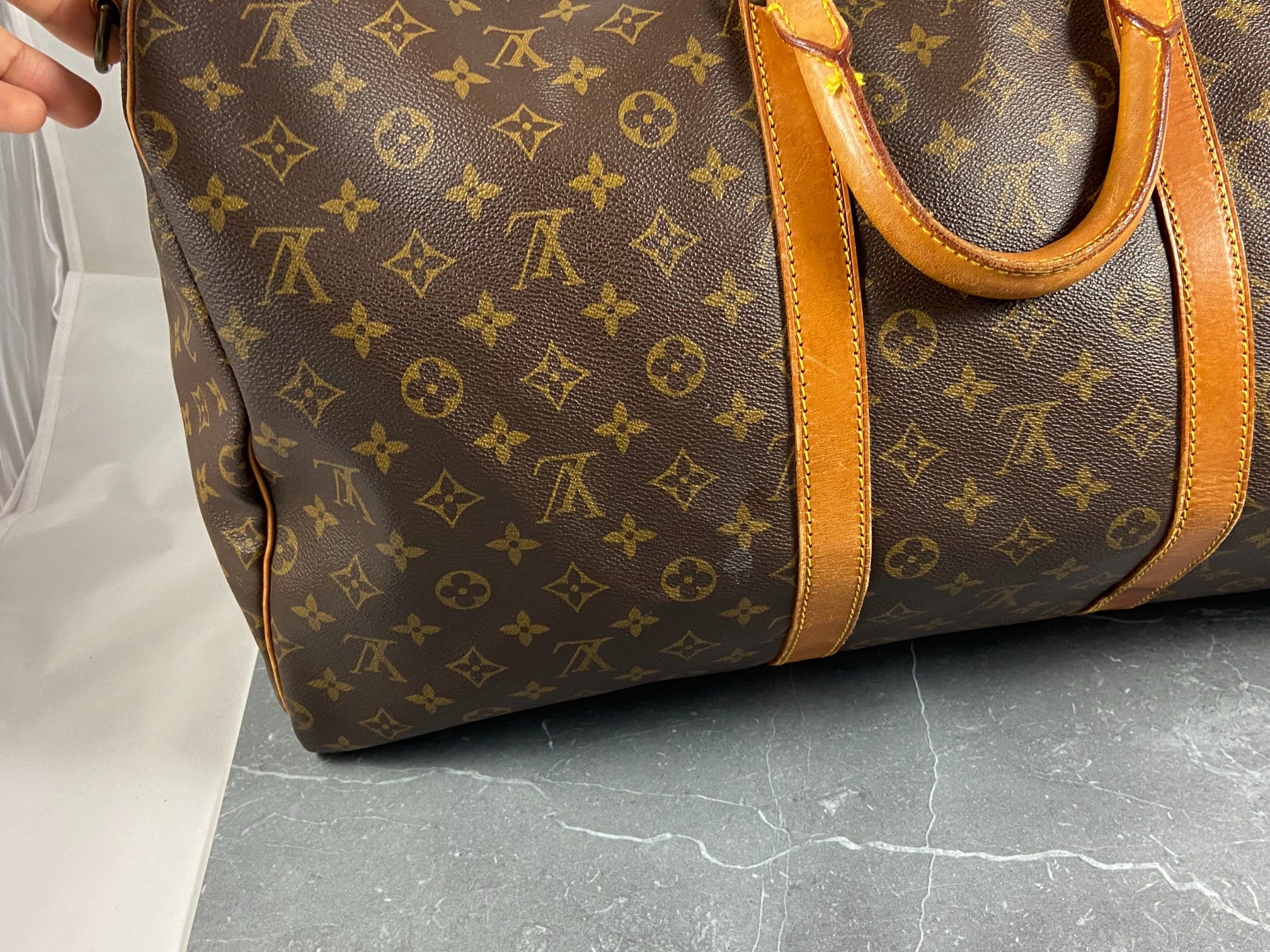 Louis Vuitton Keepall 55 Bandoulière Monogram Canvas