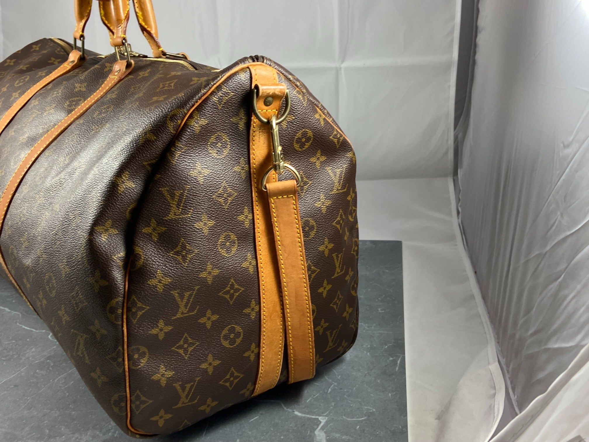 Louis Vuitton Keepall 55 Bandoulière Monogram Canvas
