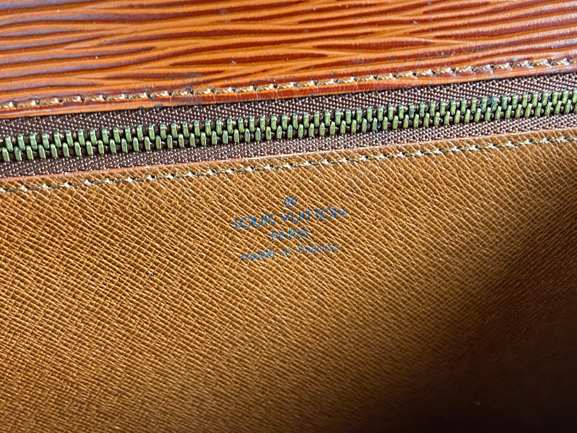 Louis Vuitton Monceau 28 Brown Epi Leather