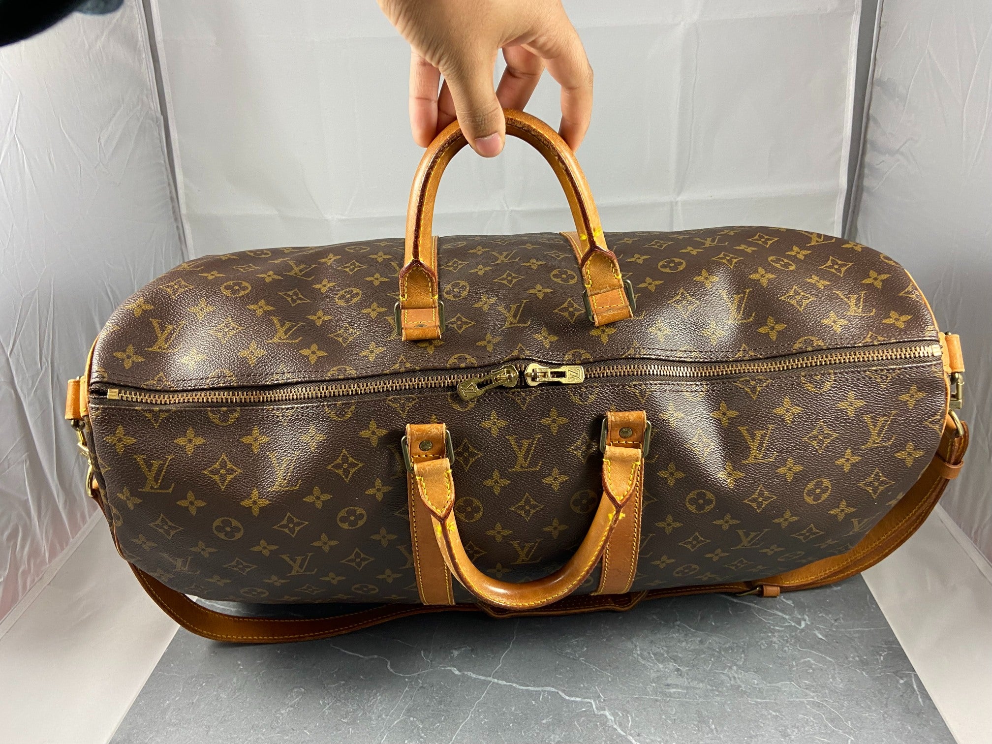 Louis Vuitton Keepall 55 Bandoulière Monogram Canvas