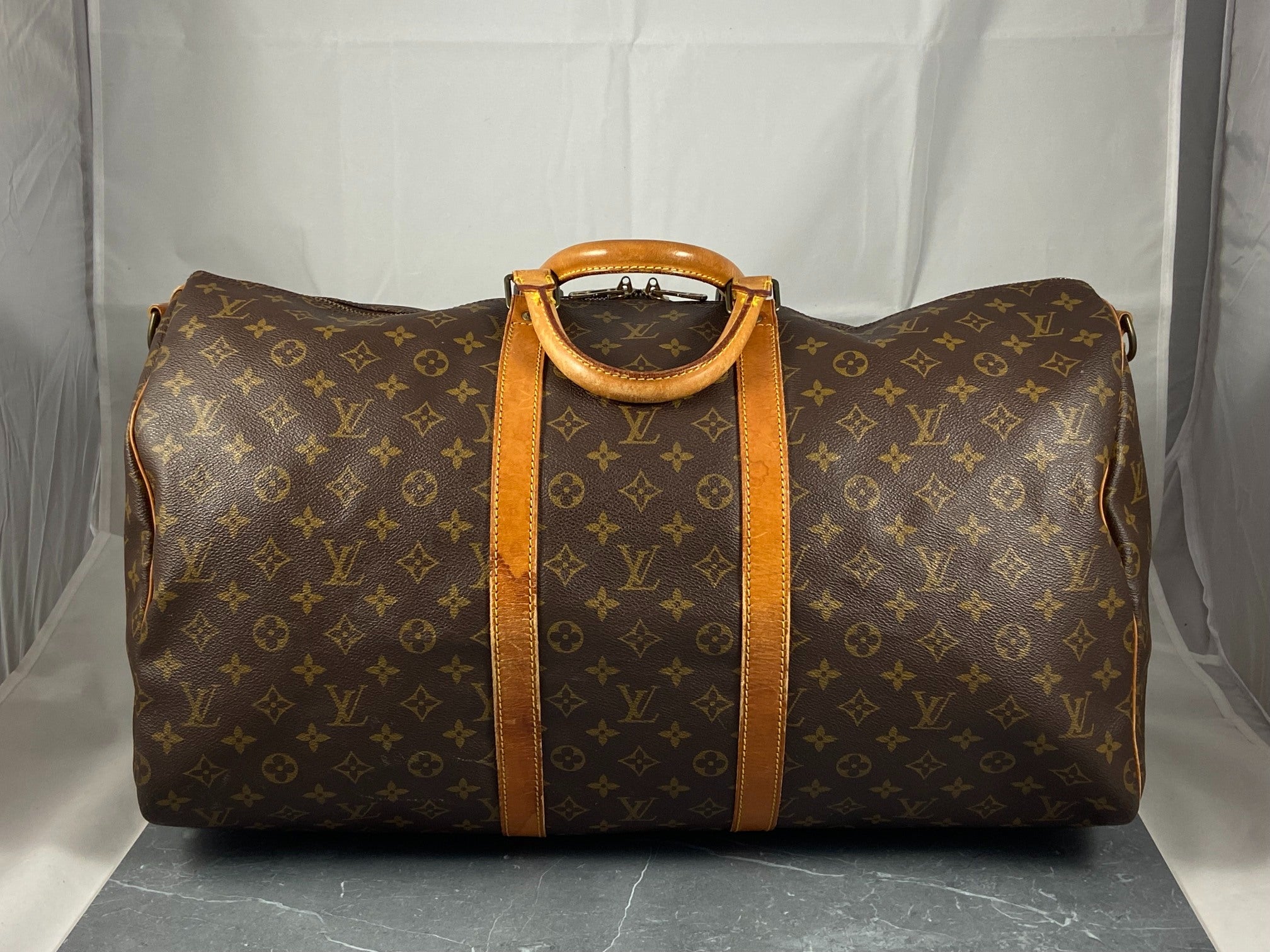 Louis Vuitton Keepall 55 Bandoulière Monogram Canvas