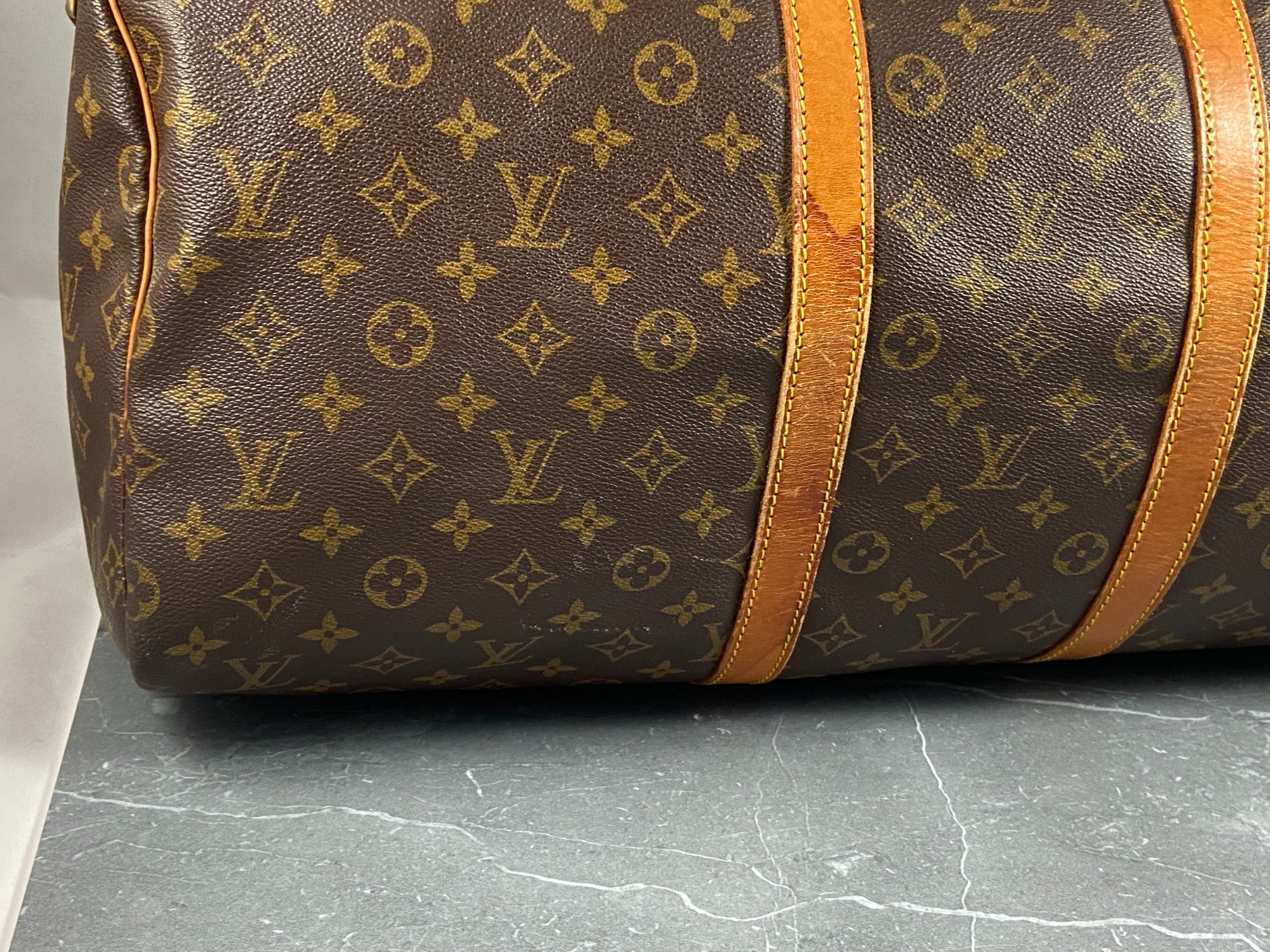 Louis Vuitton Keepall 55 Bandoulière Monogram Canvas