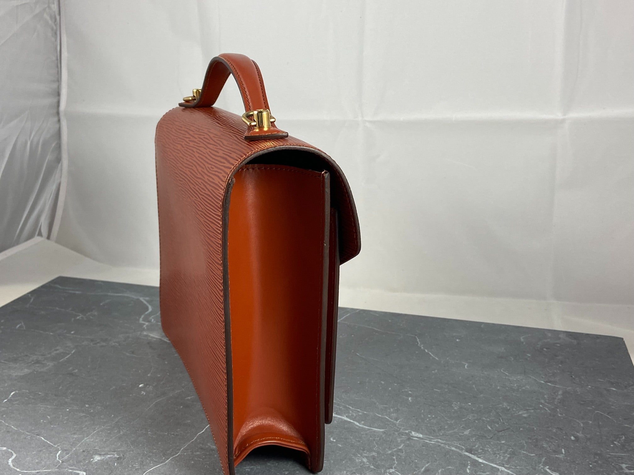 Louis Vuitton Monceau 28 Brown Epi Leather