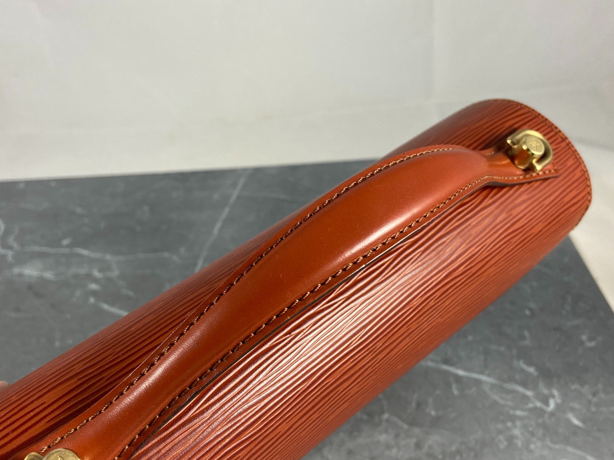 Louis Vuitton Monceau 28 Brown Epi Leather