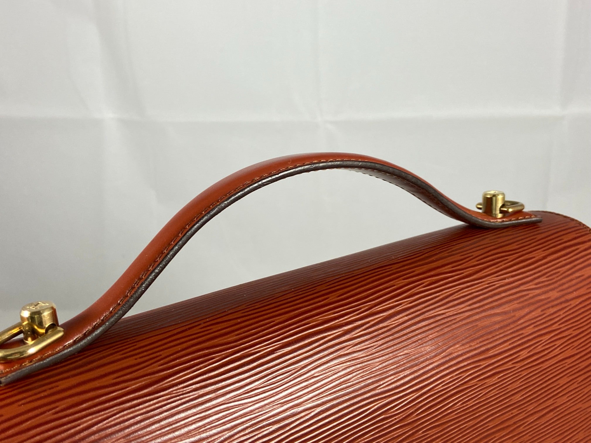 Louis Vuitton Monceau 28 Brown Epi Leather