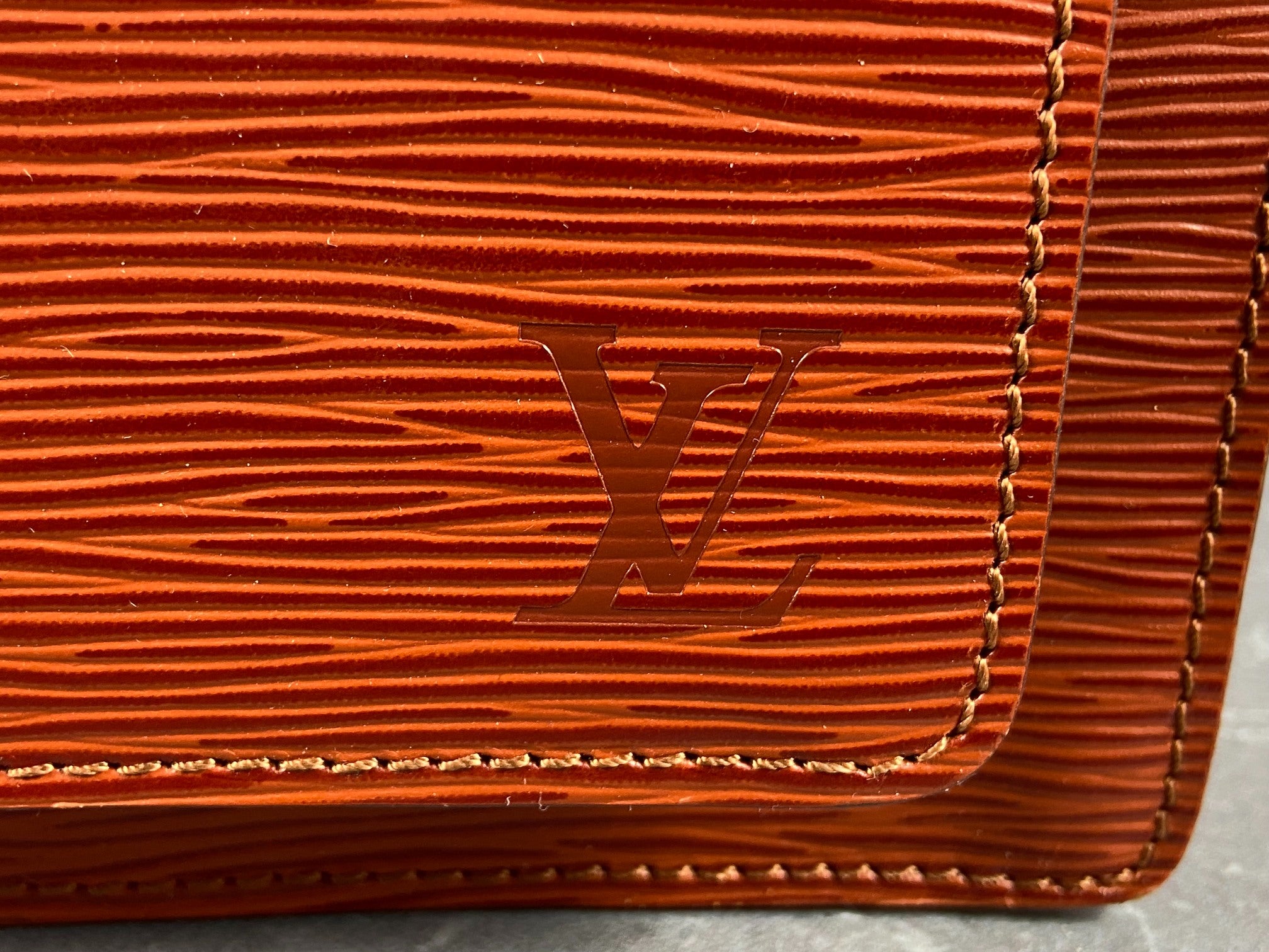 Louis Vuitton Monceau 28 Brown Epi Leather