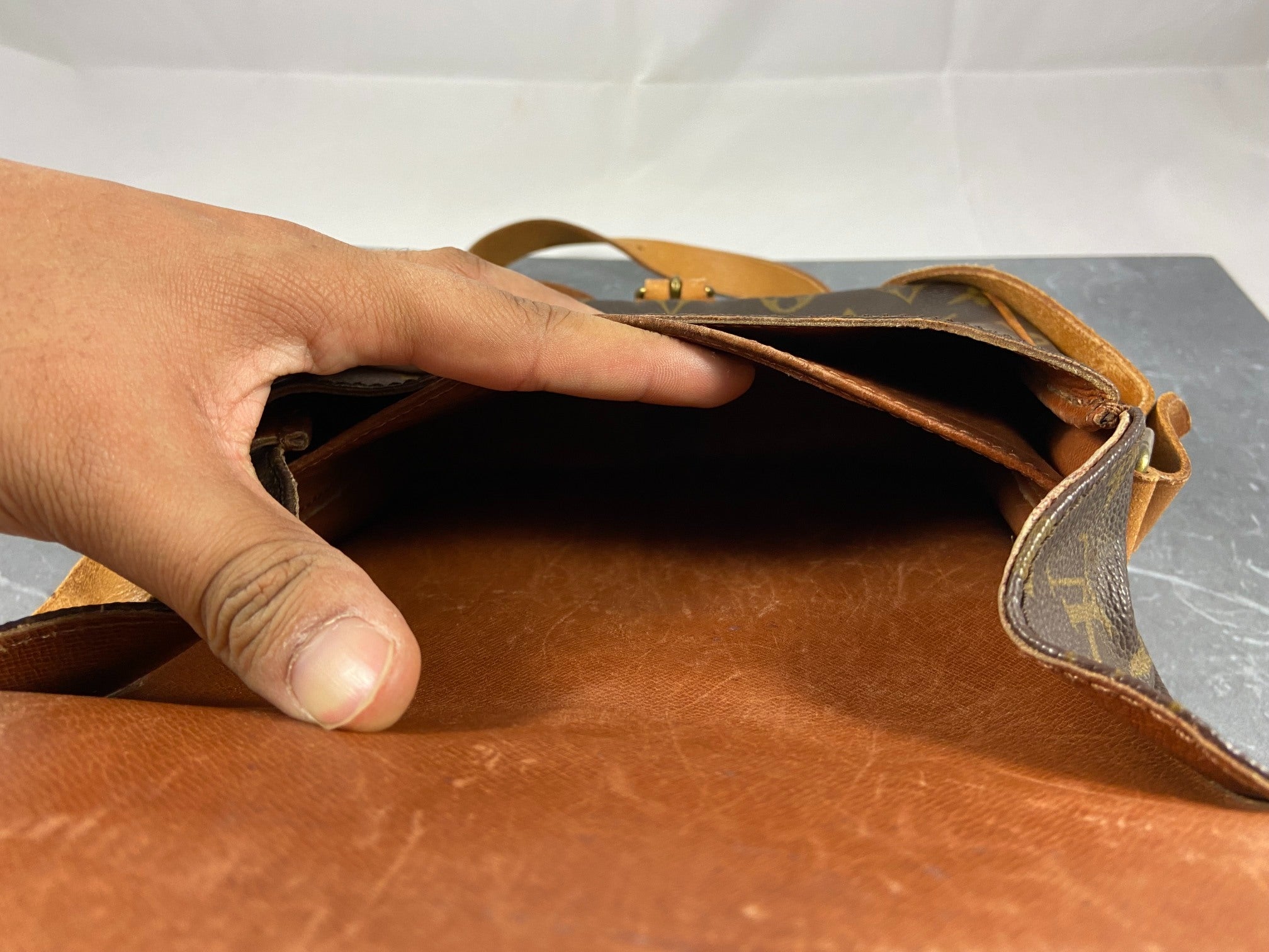 Louis Vuitton Cartouchiere MM Shoulder Bag Monogram Canvas