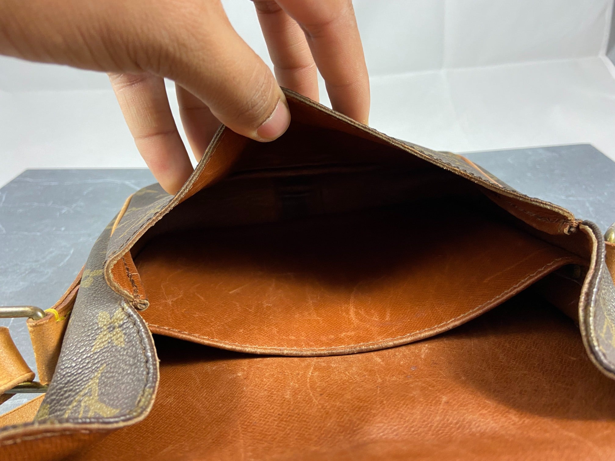 Louis Vuitton Cartouchiere MM Shoulder Bag Monogram Canvas