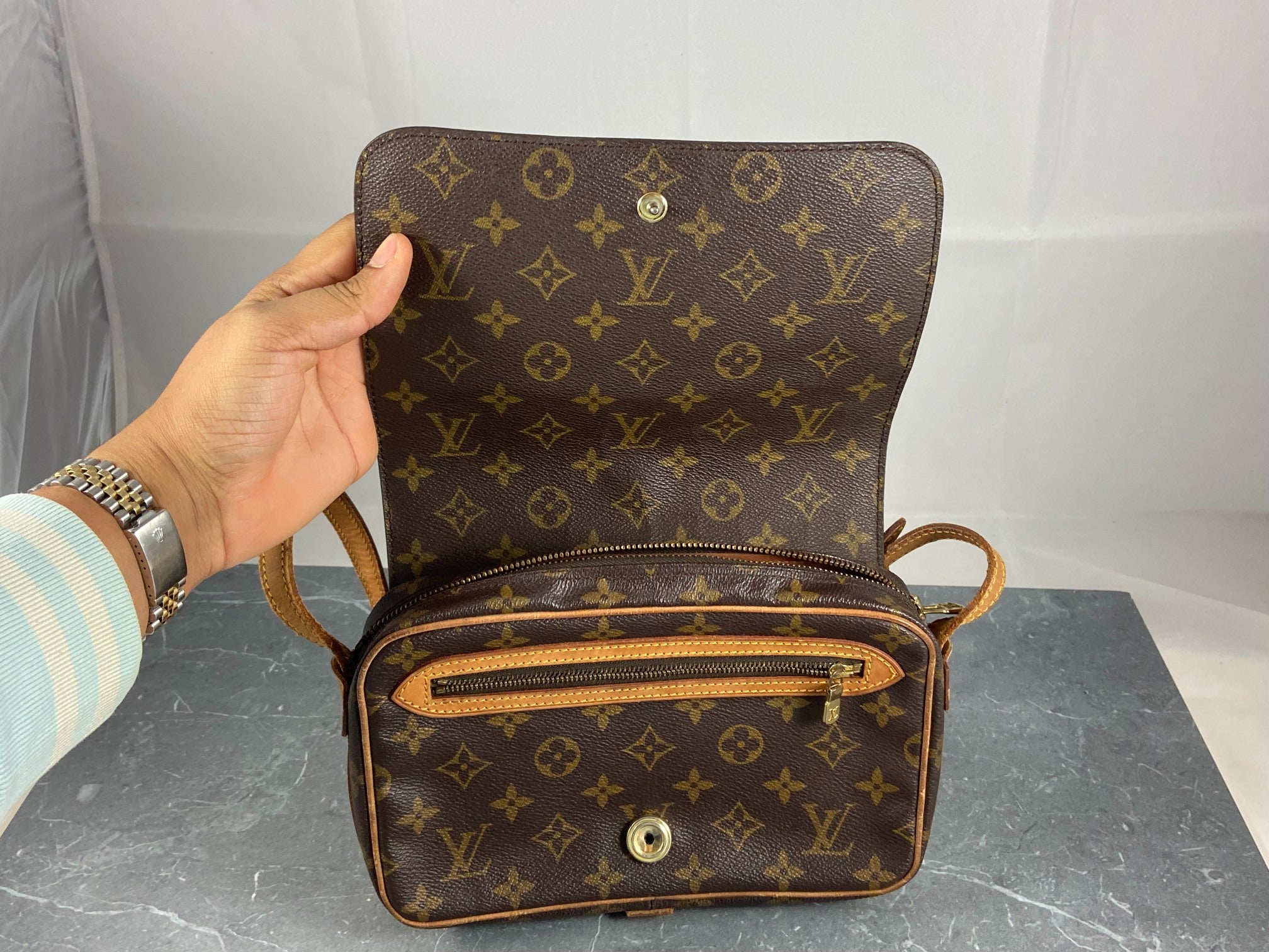 Louis Vuitton Saint Germain Shoulder Bag Monogram Canvas