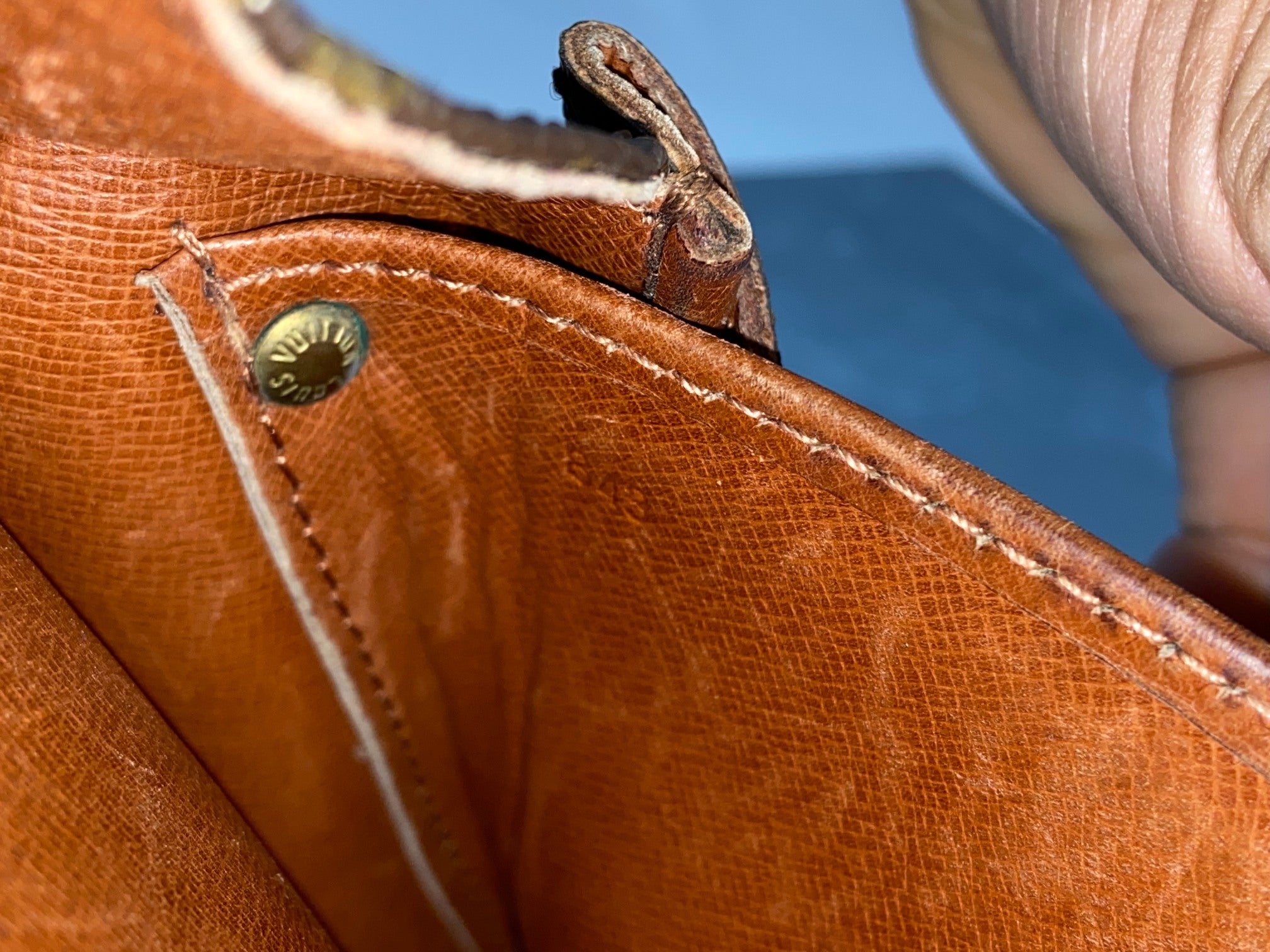 Louis Vuitton Cartouchiere MM Shoulder Bag Monogram Canvas