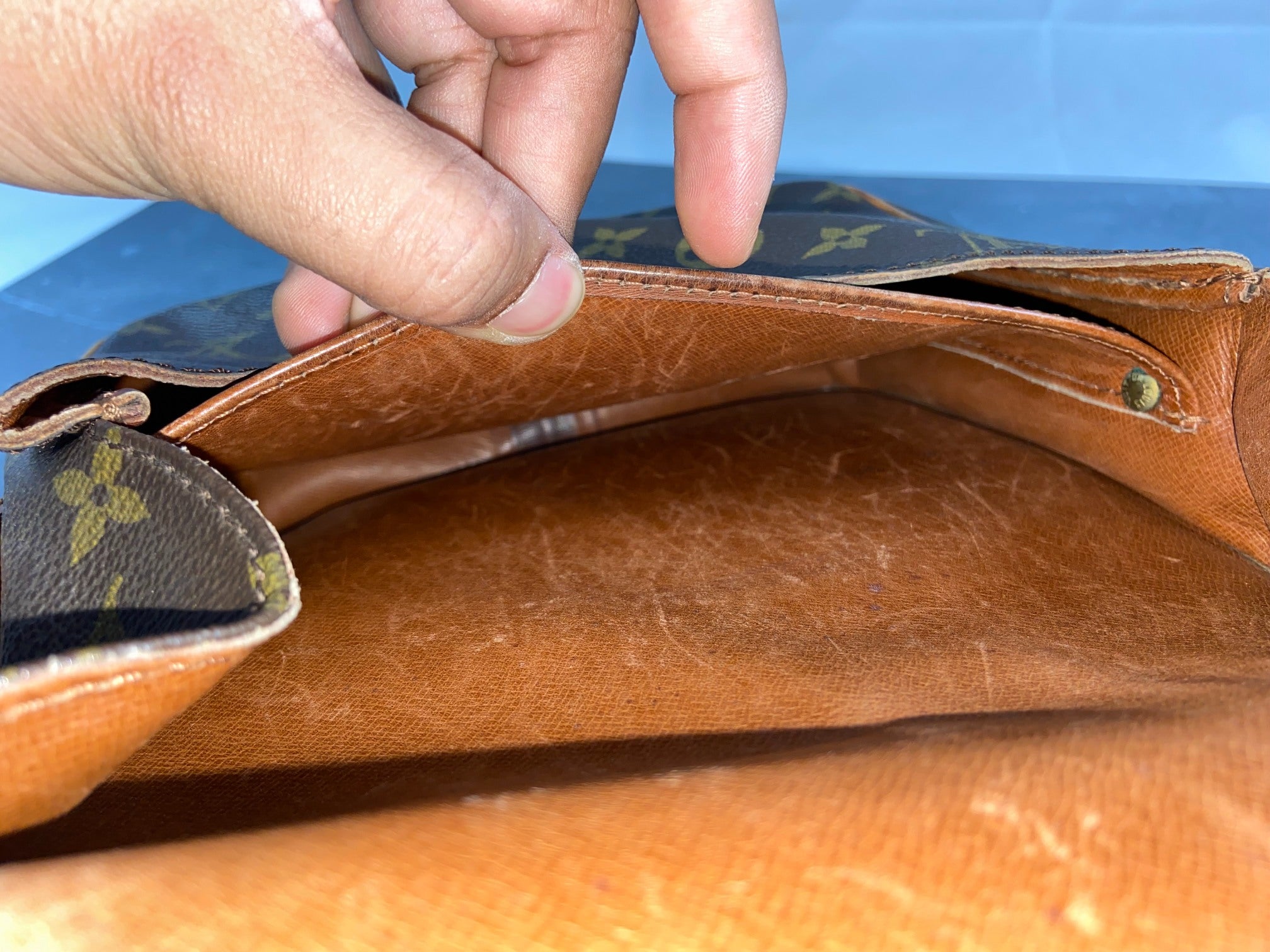 Louis Vuitton Cartouchiere MM Shoulder Bag Monogram Canvas