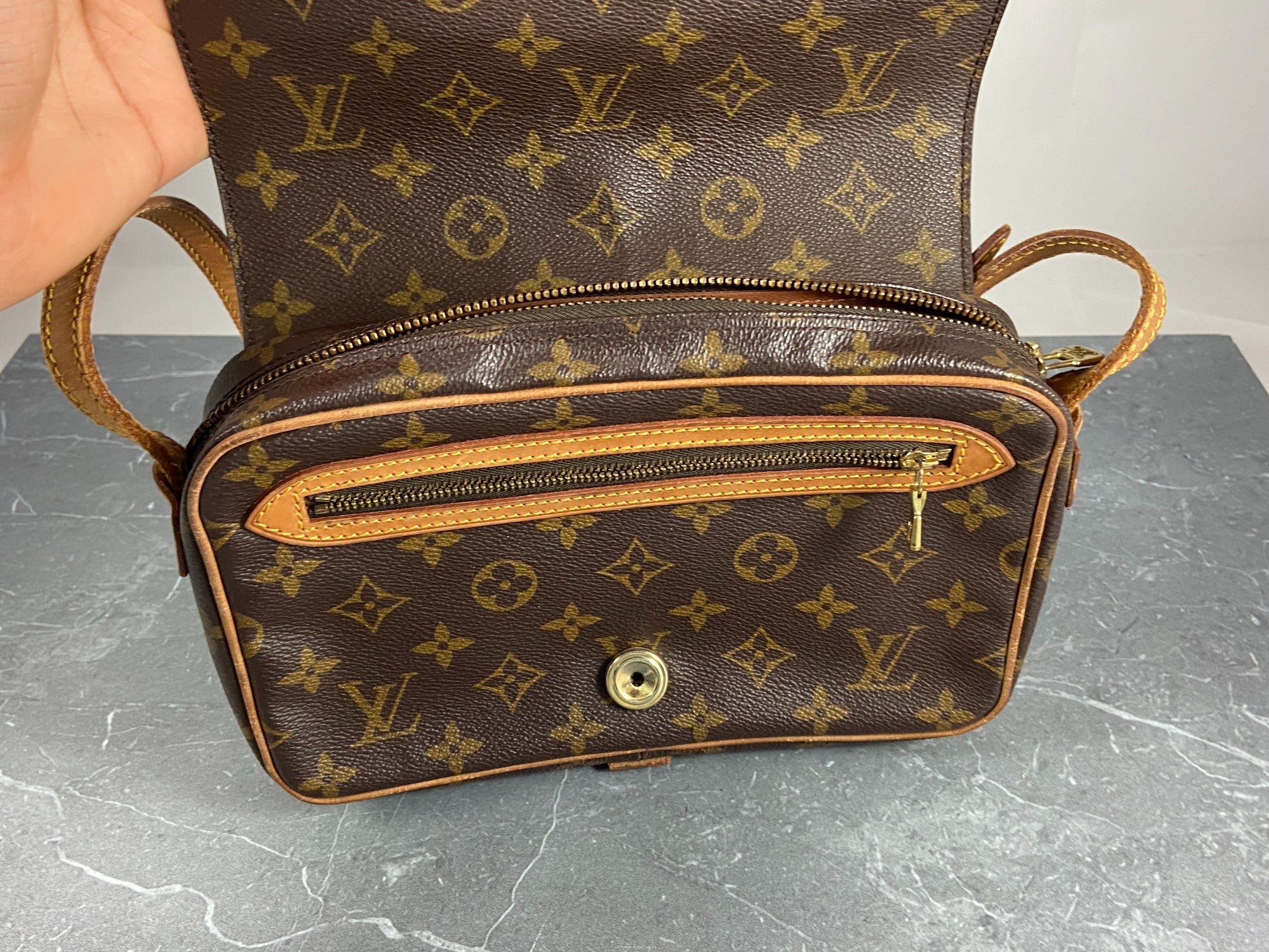 Louis Vuitton Saint Germain Shoulder Bag Monogram Canvas