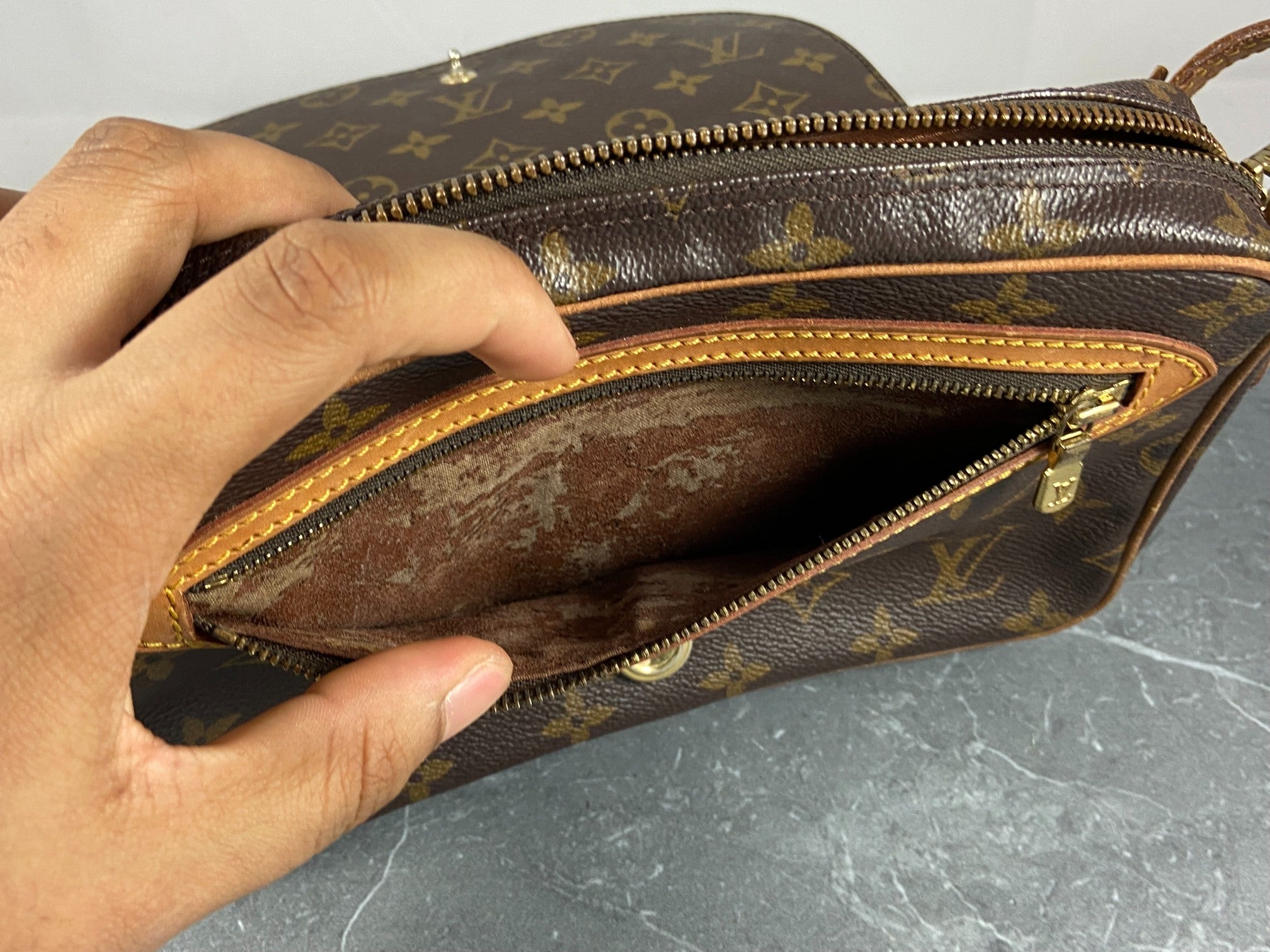 Louis Vuitton Saint Germain Shoulder Bag Monogram Canvas