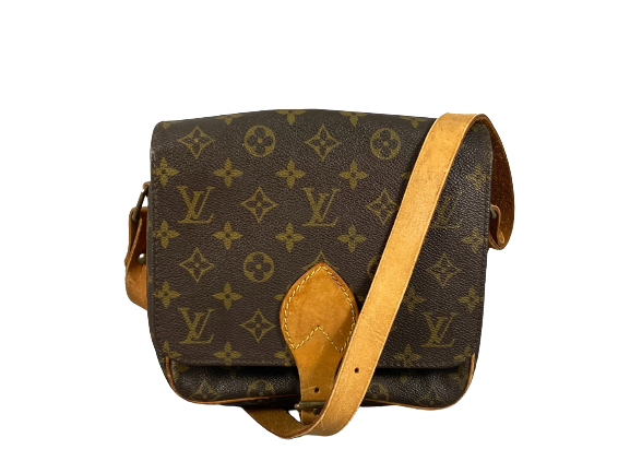 Louis Vuitton Cartouchière MM Shoulder Bag Monogram Canvas