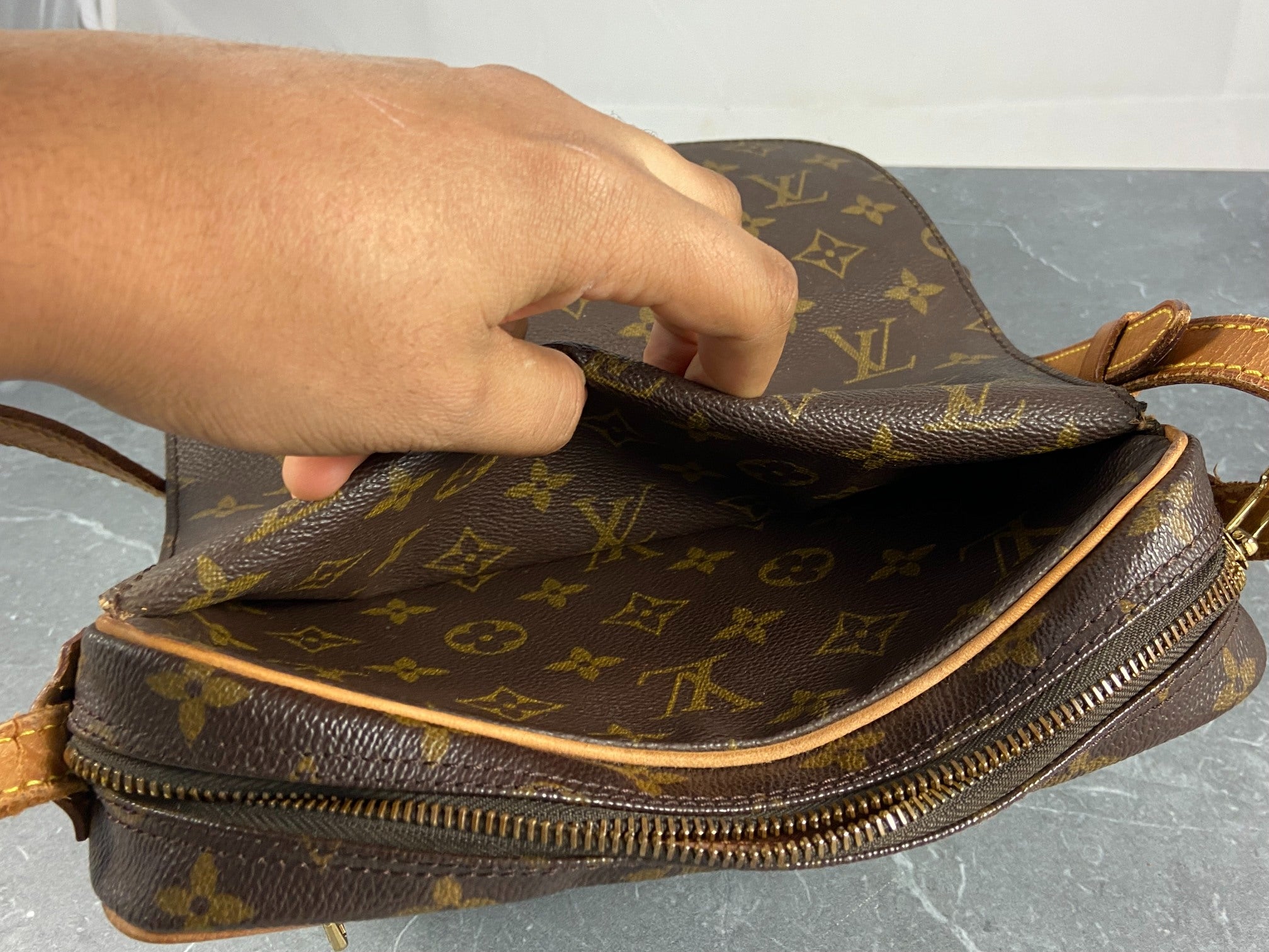 Louis Vuitton Saint Germain Shoulder Bag Monogram Canvas