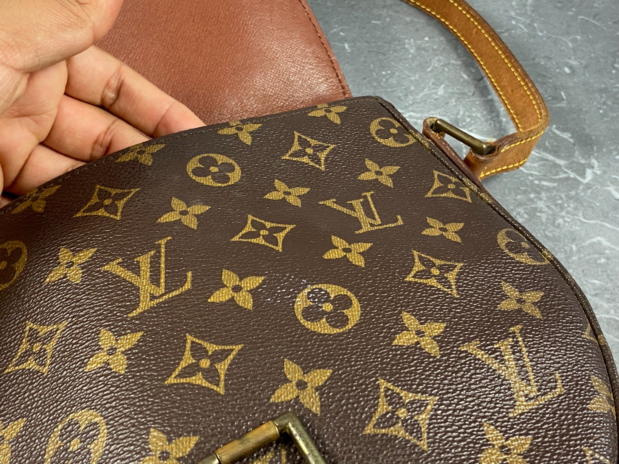 Louis Vuitton Chantilly GM Shoulder Bag Monogram Canvas