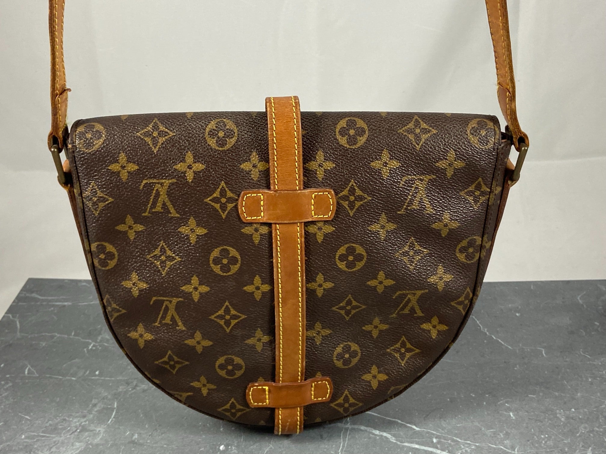 Louis Vuitton Chantilly GM Shoulder Bag Monogram Canvas