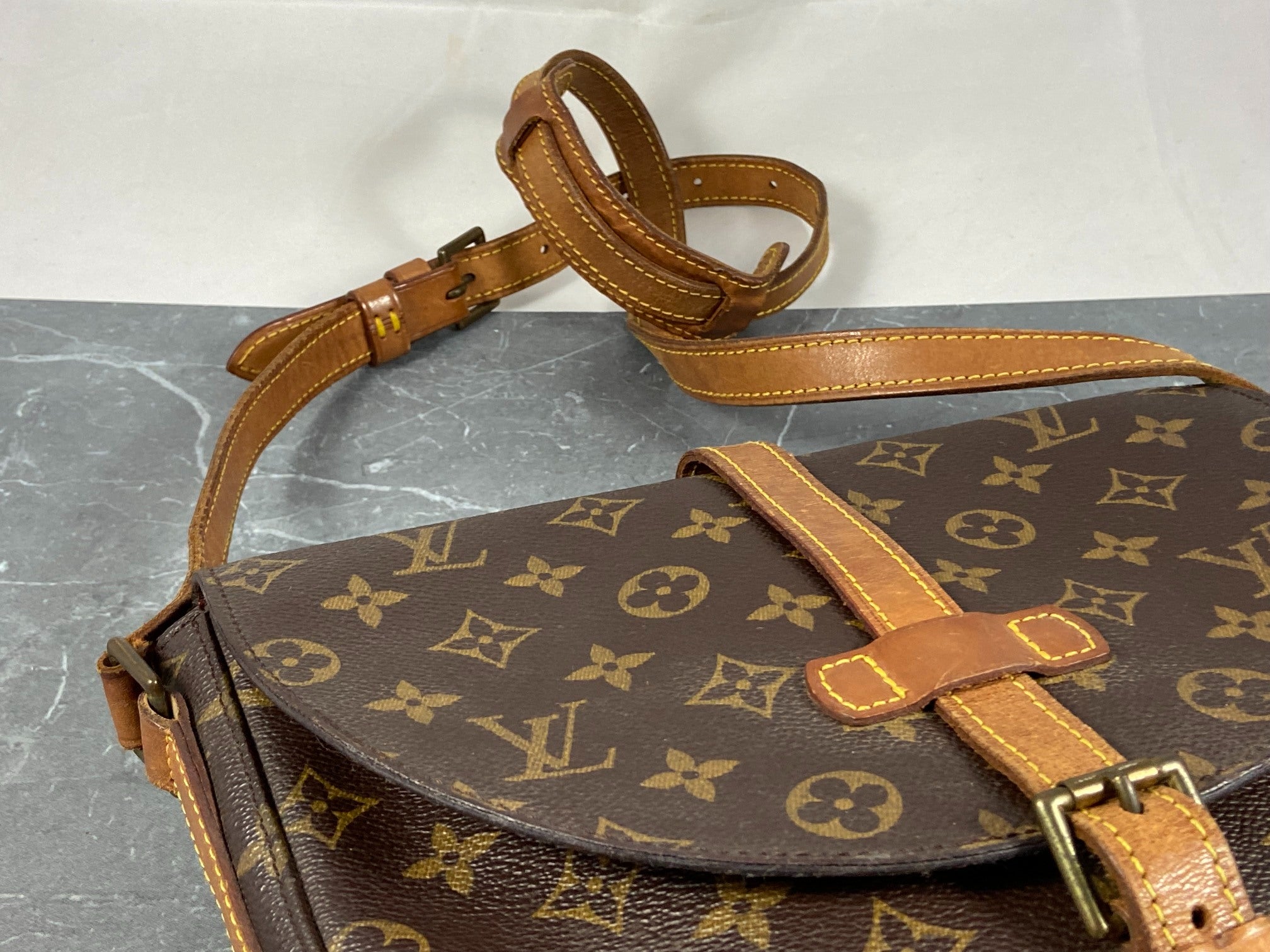 Louis Vuitton Chantilly GM Shoulder Bag Monogram Canvas