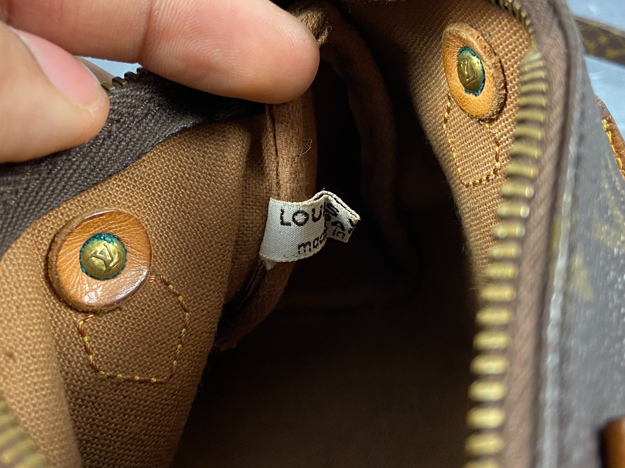 Louis Vuitton Mini Speedy Crossbody Bag Monogram Canvas