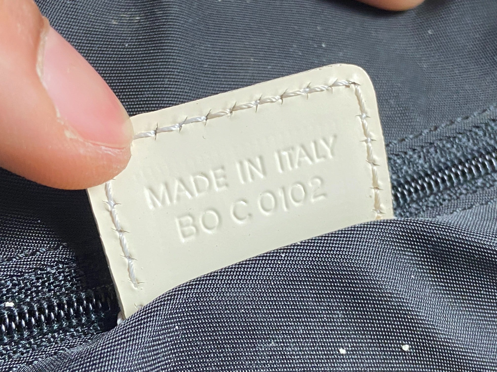 Christian Dior Hand / Shoulder Bag Black Trotter Monogram