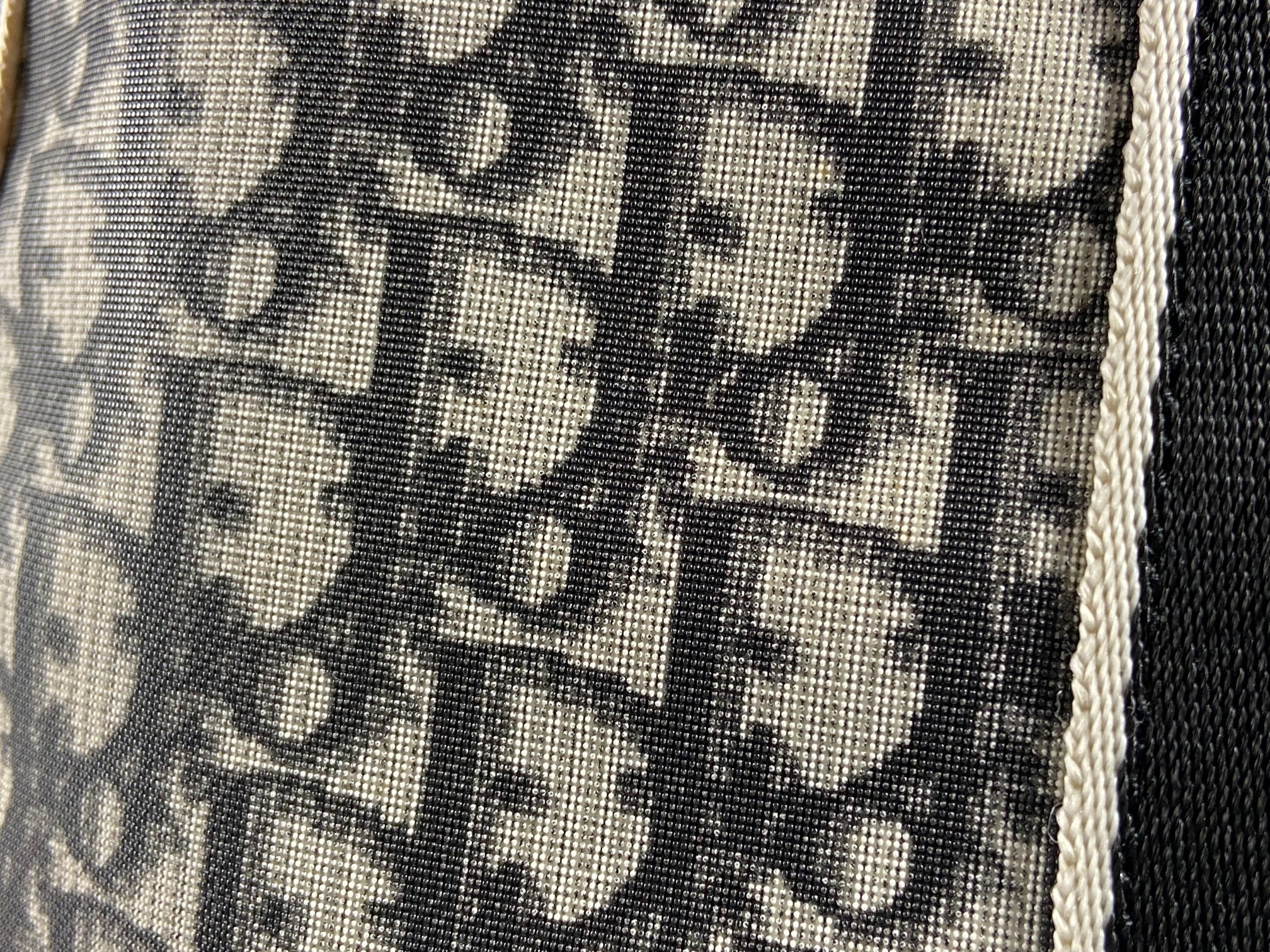 Christian Dior Hand / Shoulder Bag Black Trotter Monogram