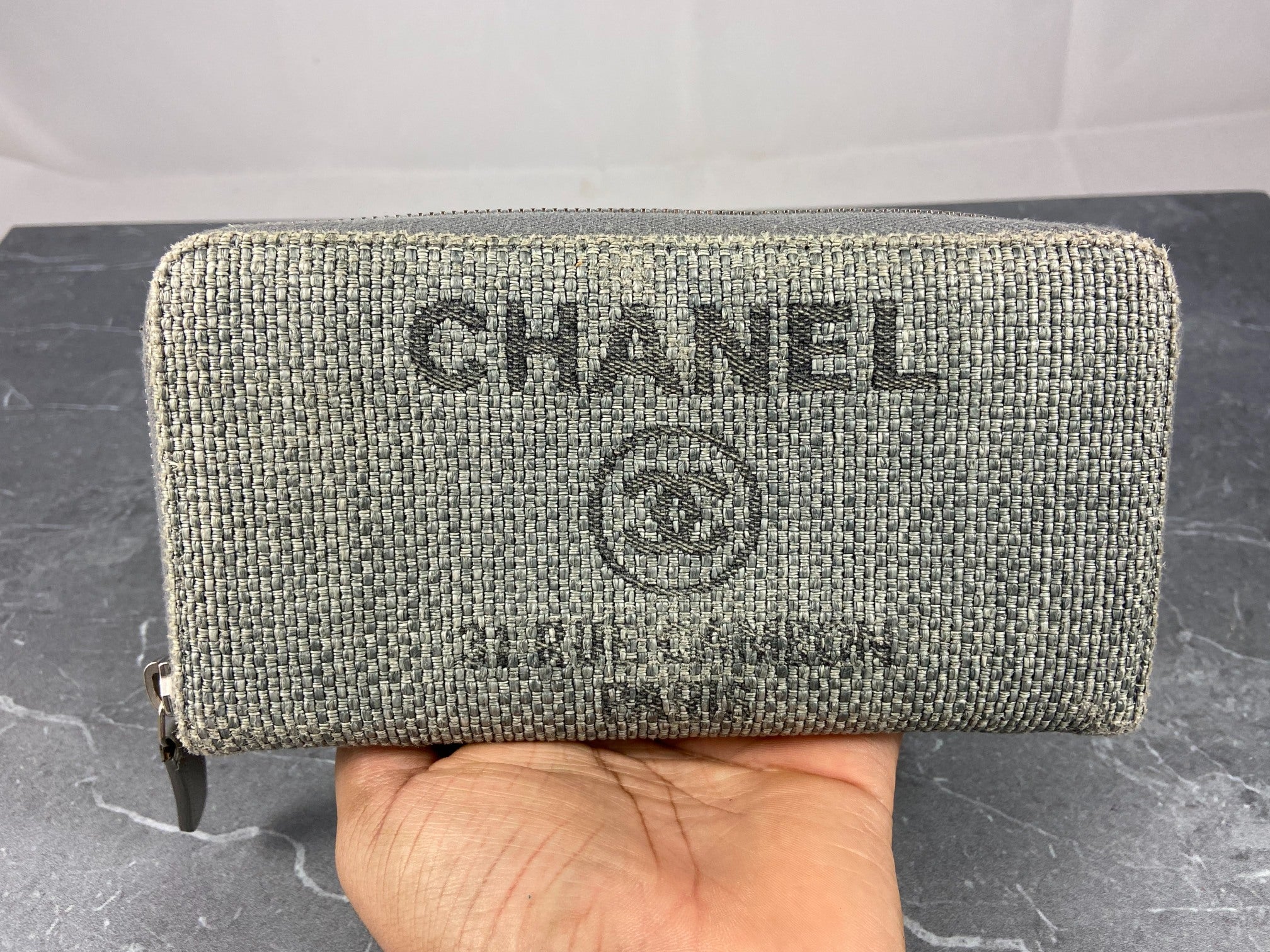 Chanel Deauville Zippy Wallet Black