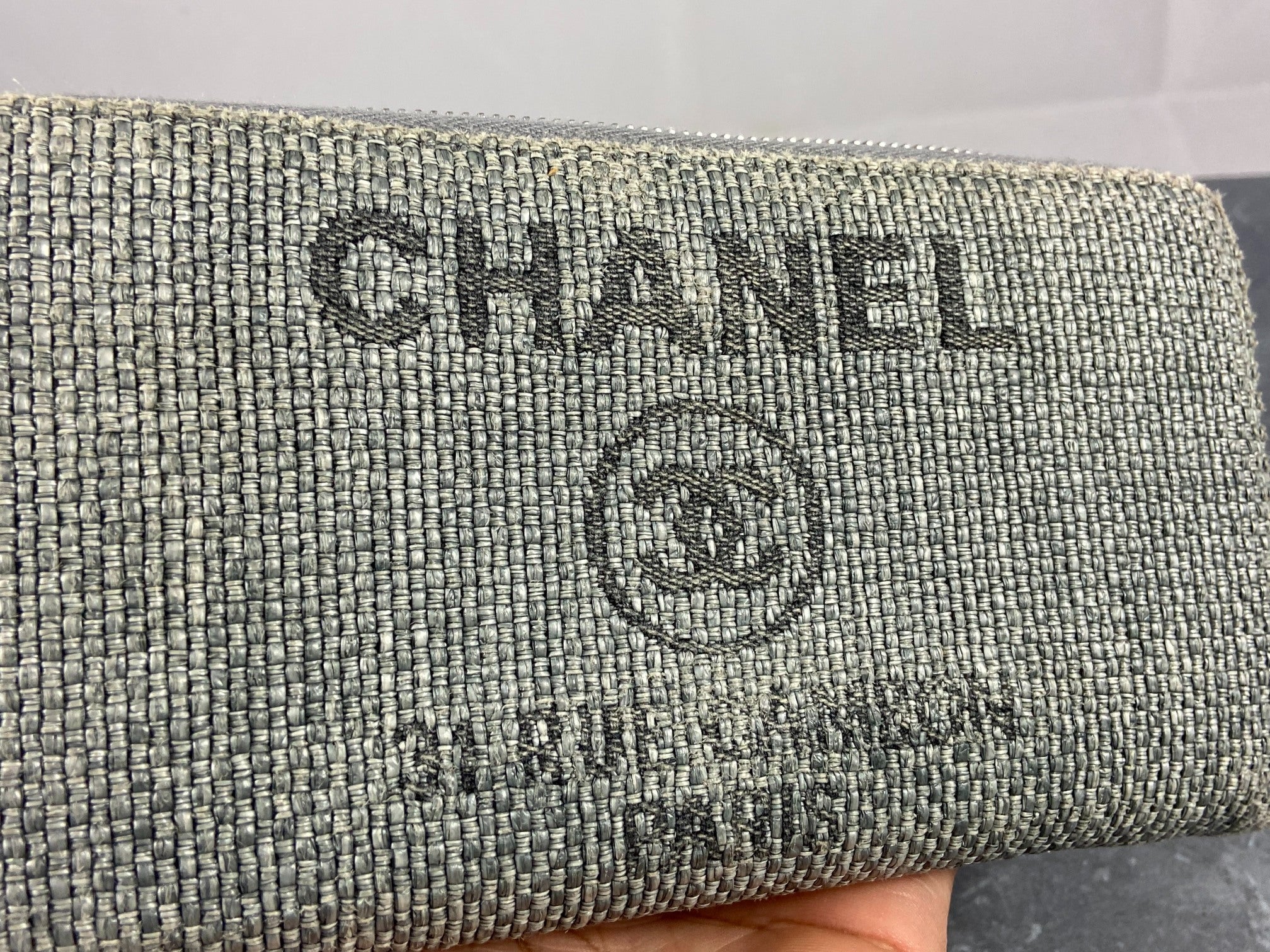 Chanel Deauville Zippy Wallet Grey