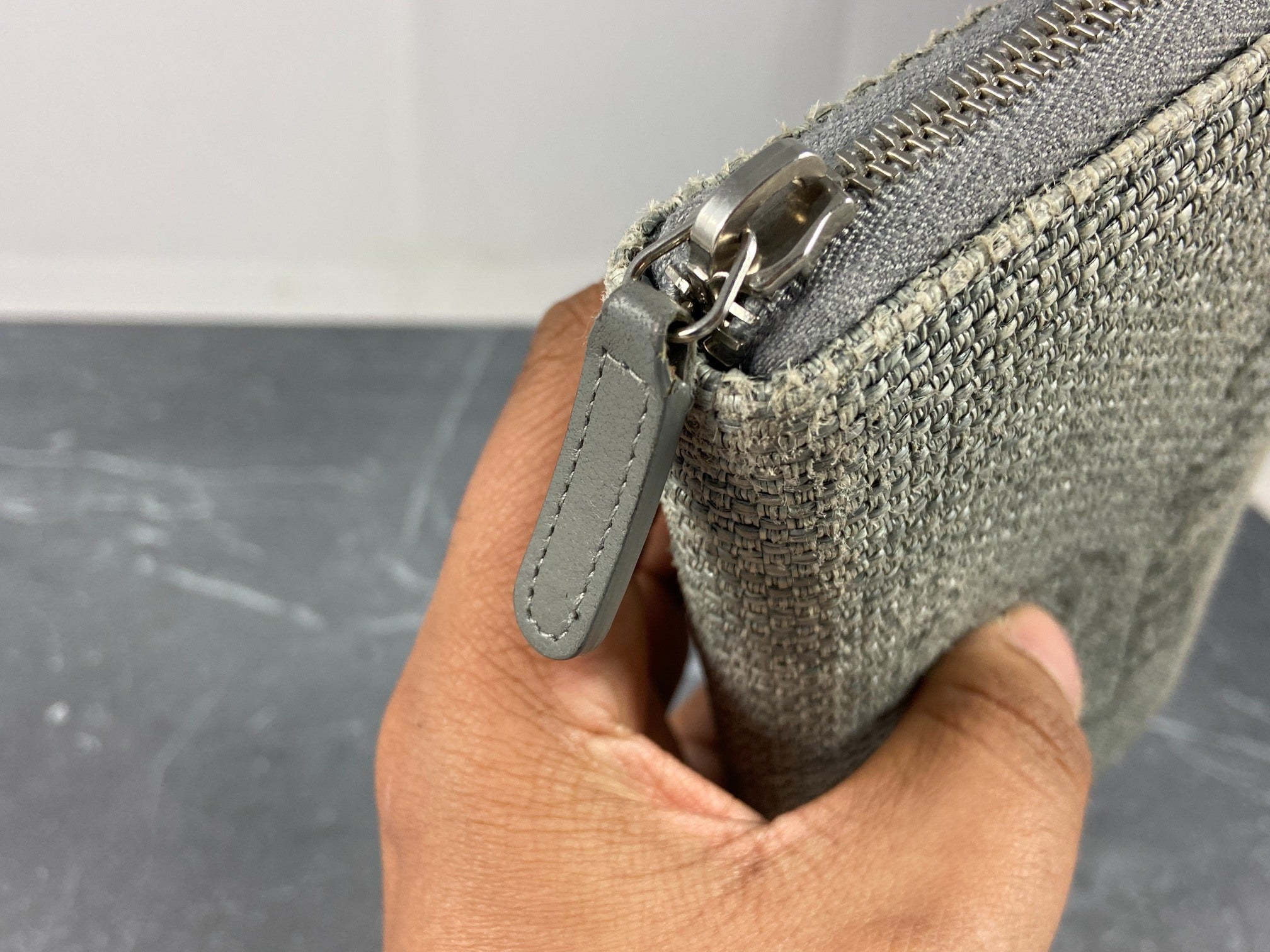 Chanel Deauville Zippy Wallet Grey