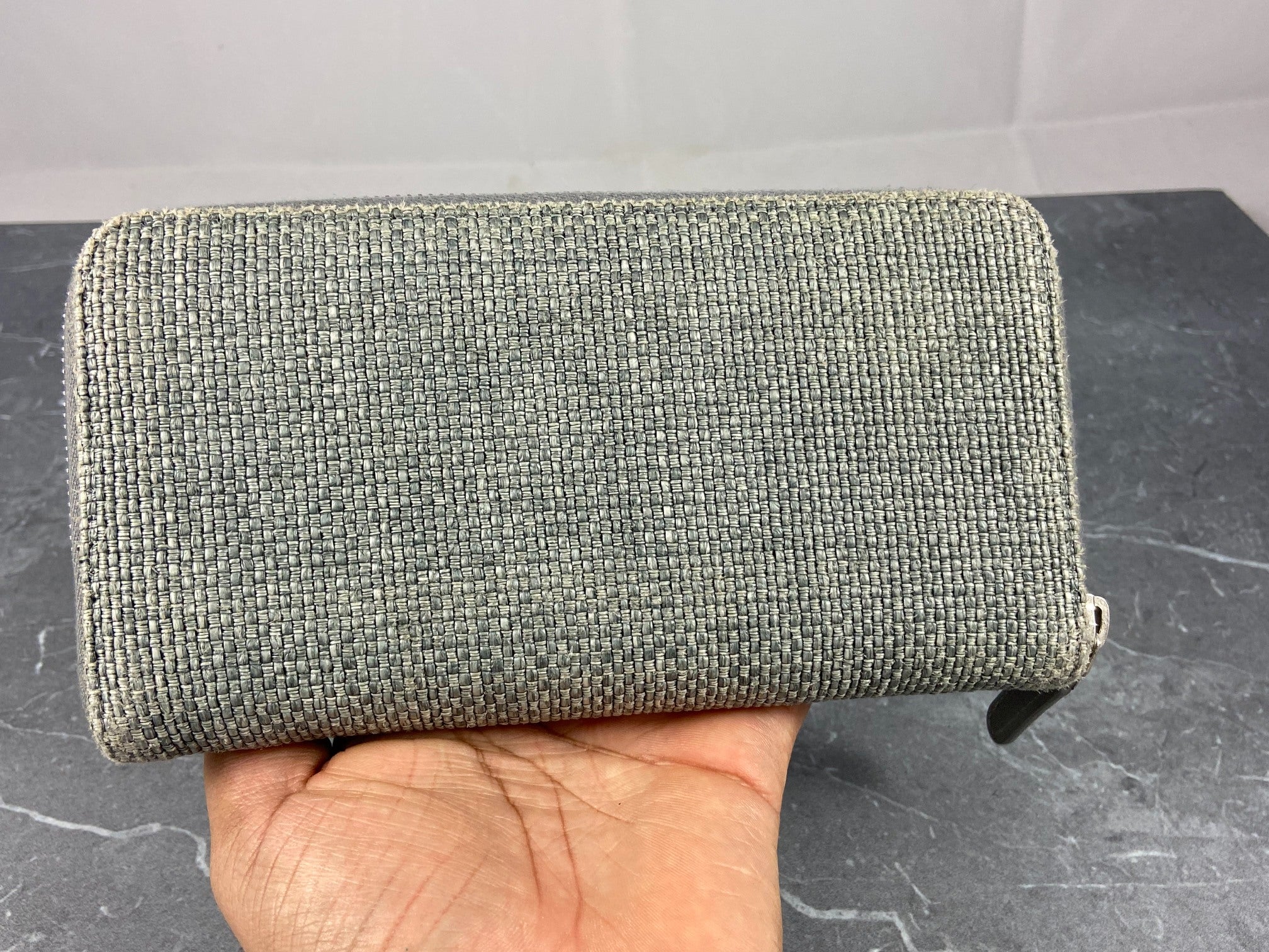 Chanel Deauville Zippy Wallet Grey