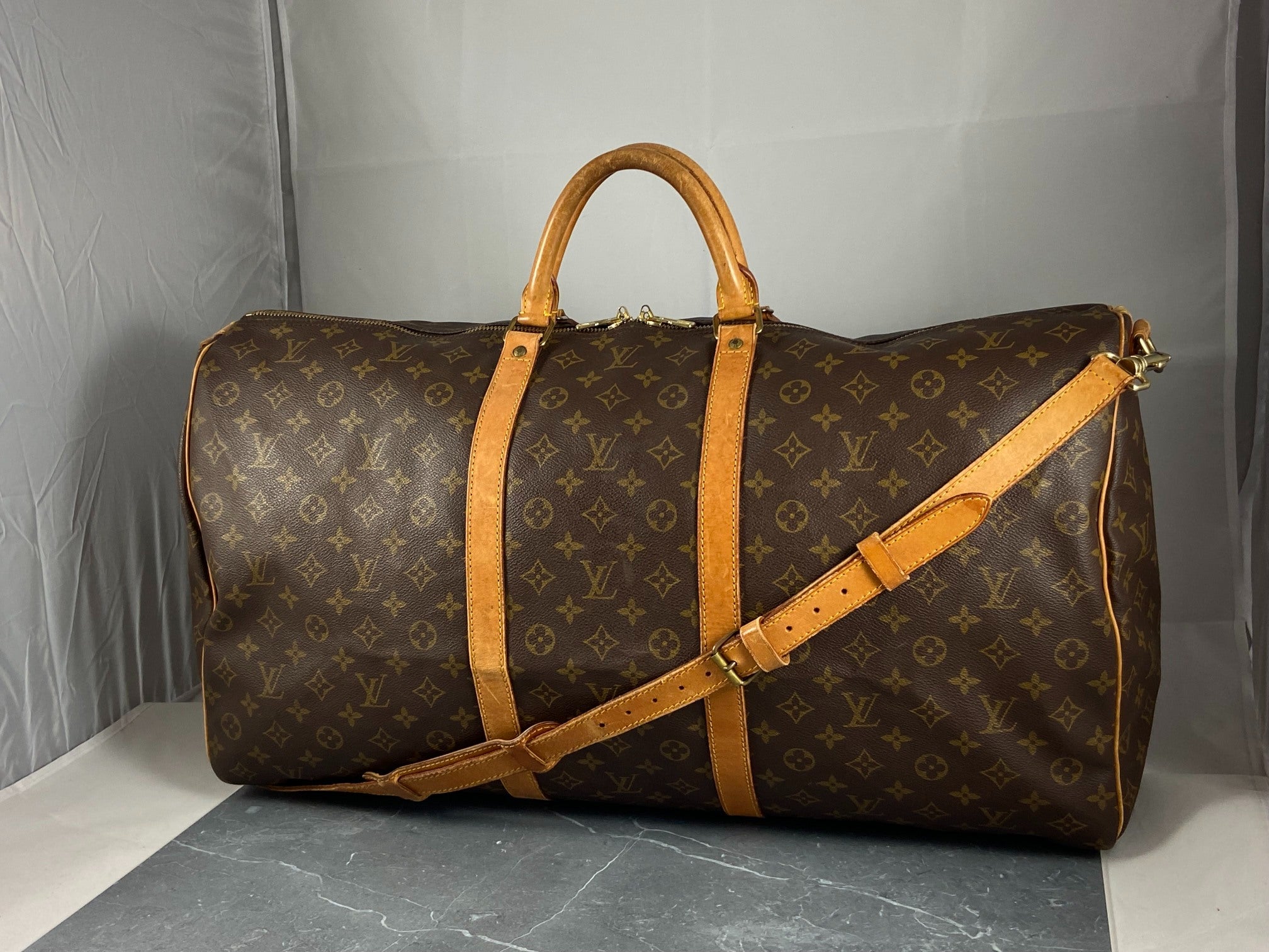 Louis Vuitton Keepall 60 Bandoulière Monogram Canvas