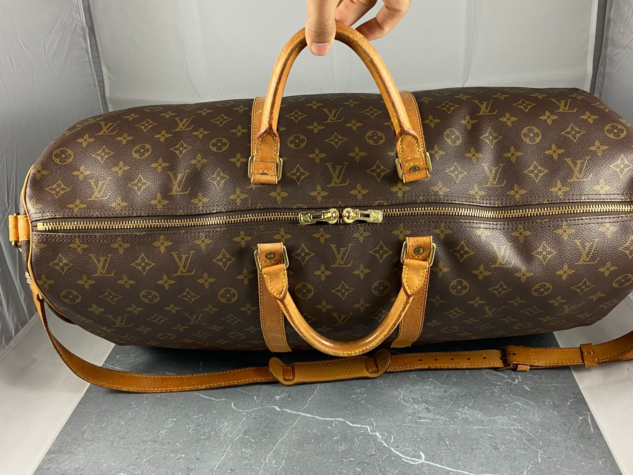 Louis Vuitton Keepall 60 Bandoulière Monogram Canvas