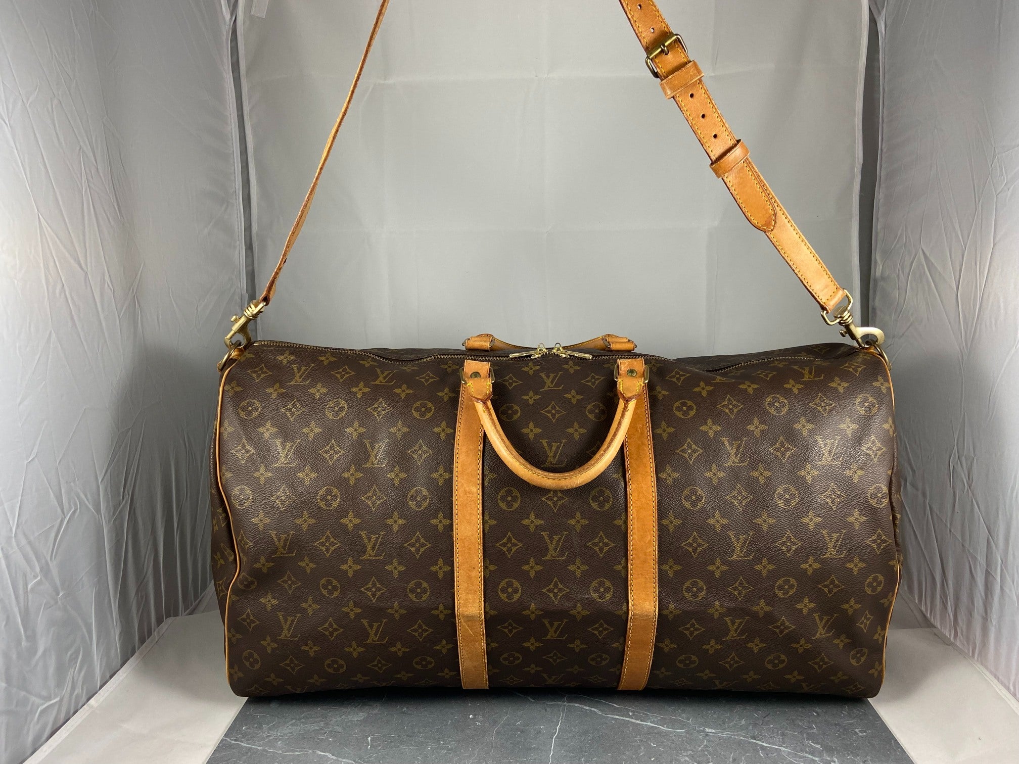 Louis Vuitton Keepall 60 Bandoulière Monogram Canvas
