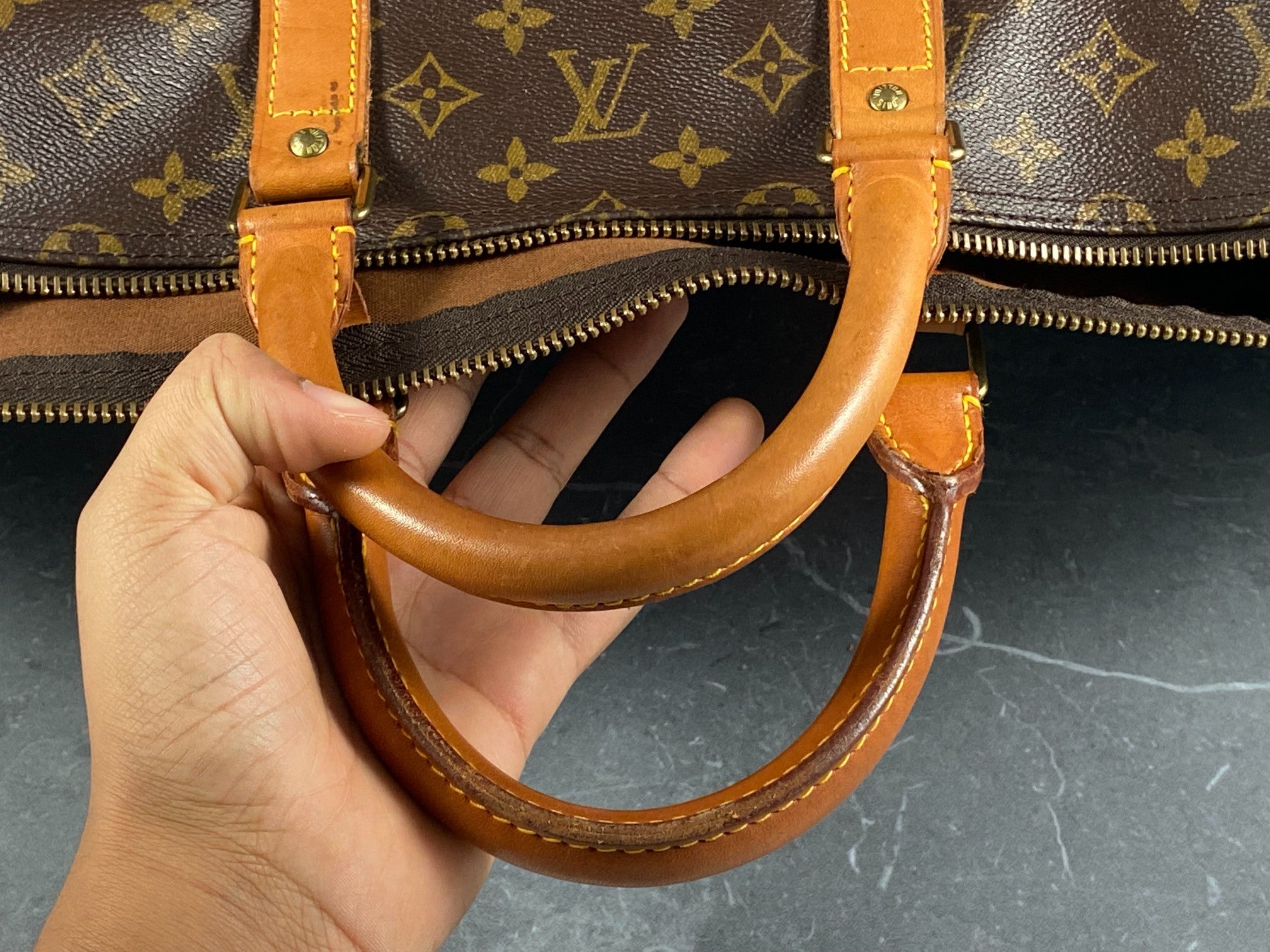 Louis Vuitton Keepall 55 Bandoulière Monogram Canvas